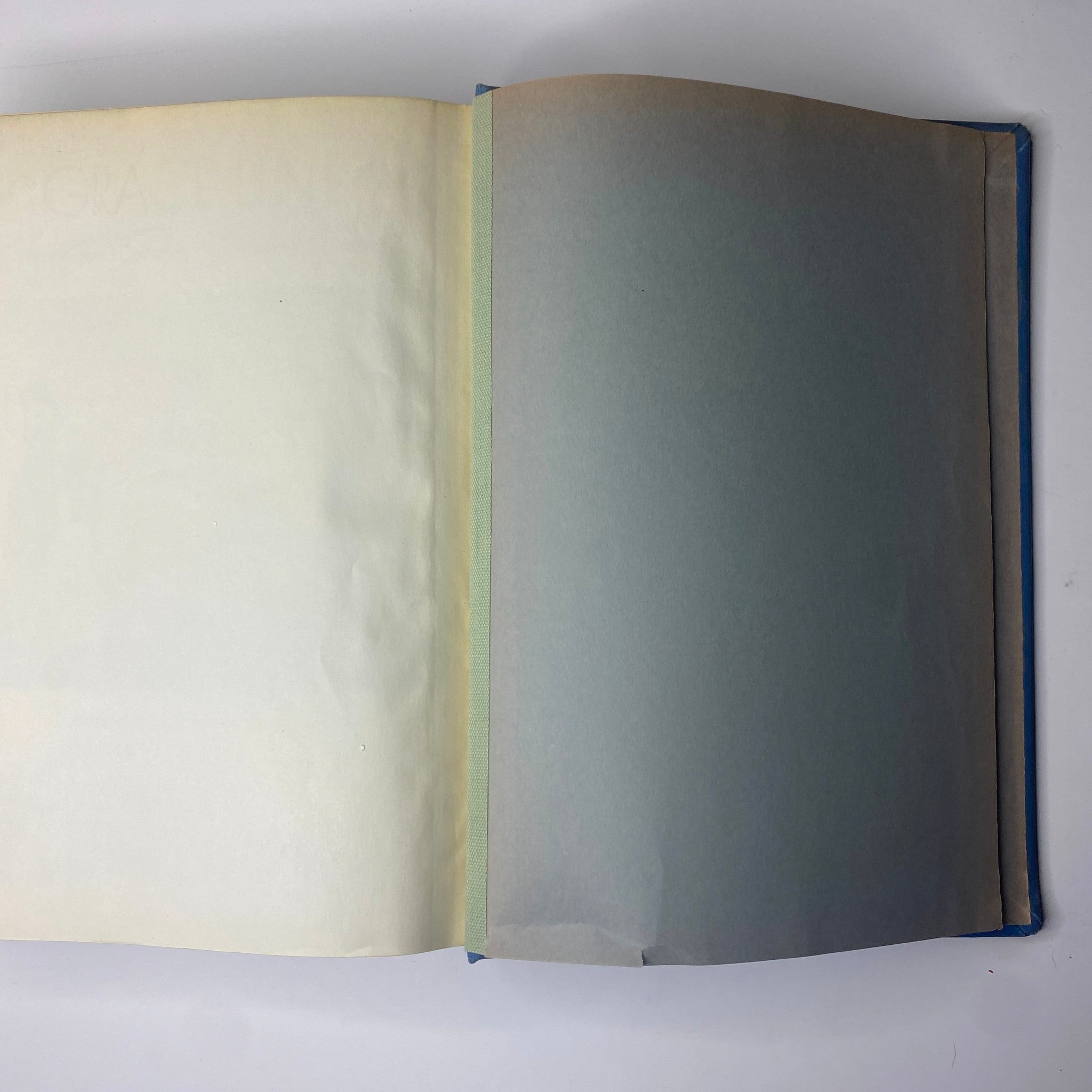 Interior page of the Time Magazine Library Bound October to December 1939 featuring a blank layout, suitable for collectors and historians.