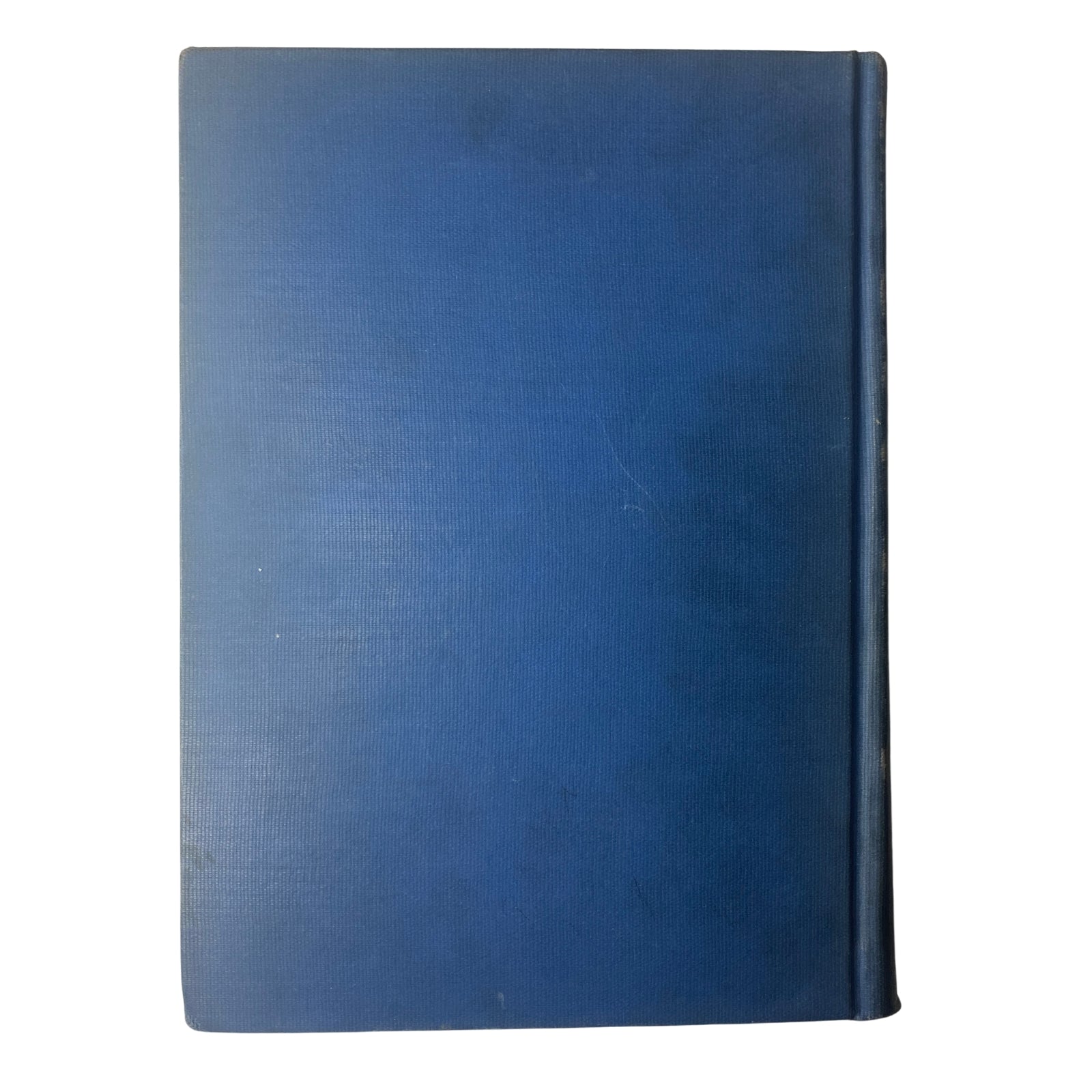 Cover view of the Time Magazine Library Bound October to December 1939 showcasing a solid blue binding, ideal for vintage magazine enthusiasts.
