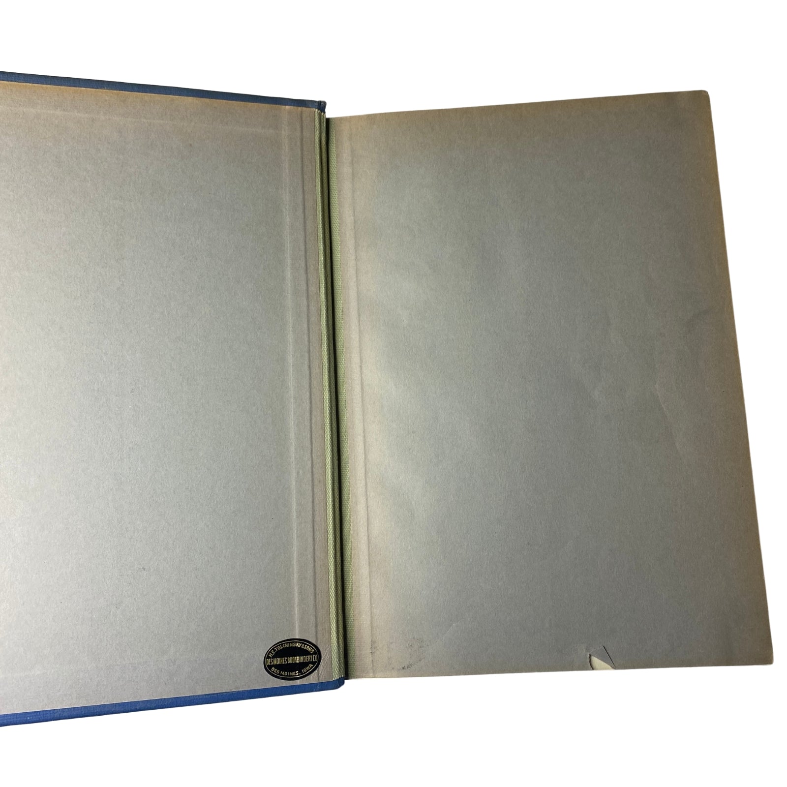 Inside cover of Time Library Bound Weekly Magazine, showing the binding and interior start pages for April 1 to June 24, 1940.