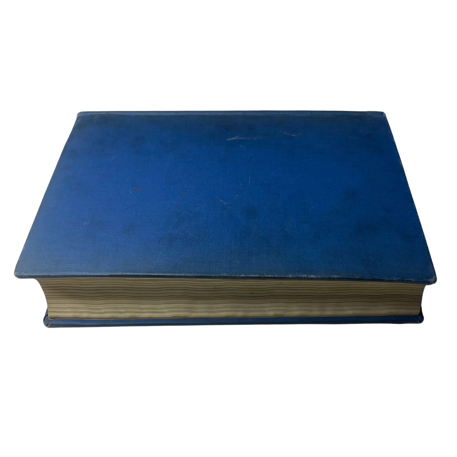 Spine view of Time Magazine Library Bound July 1, 1940 to September 30, 1940, showcasing a sturdy blue cover.