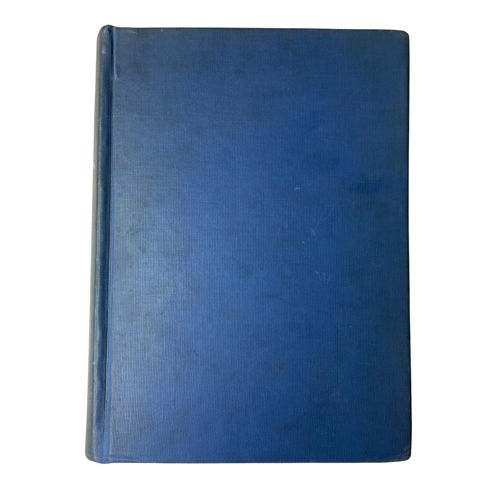Back cover of Time Magazine Library Bound Weekly, October 7 to December 30, 1940, displaying a plain blue hardcover, part of a historical magazine collection.