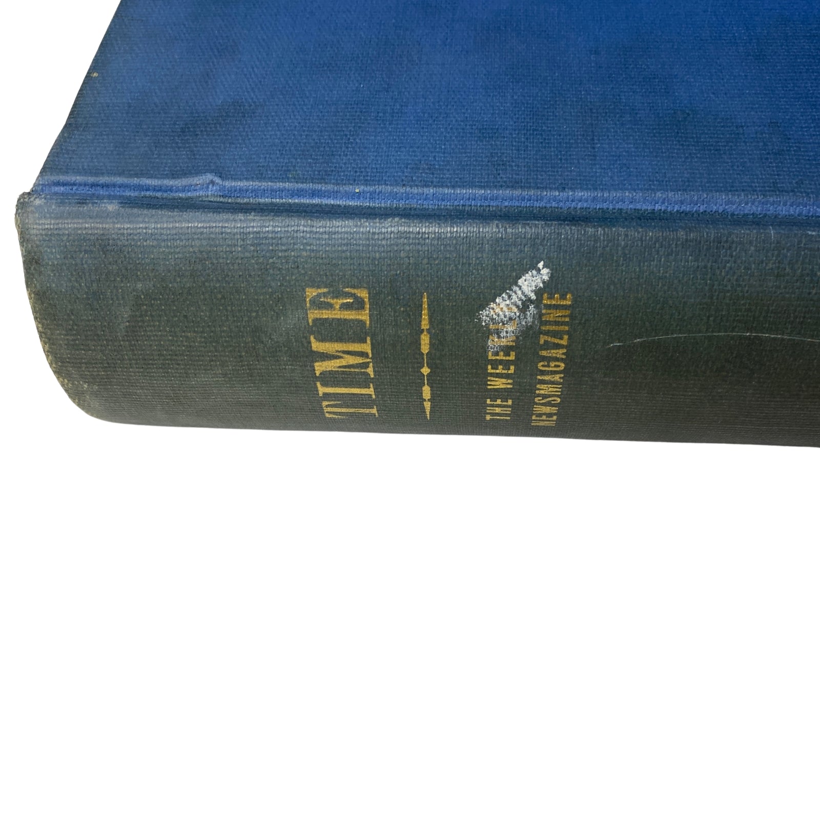 Spine view of Time Magazine Library Bound Weekly volume featuring issues from October 7 to December 30, 1940.