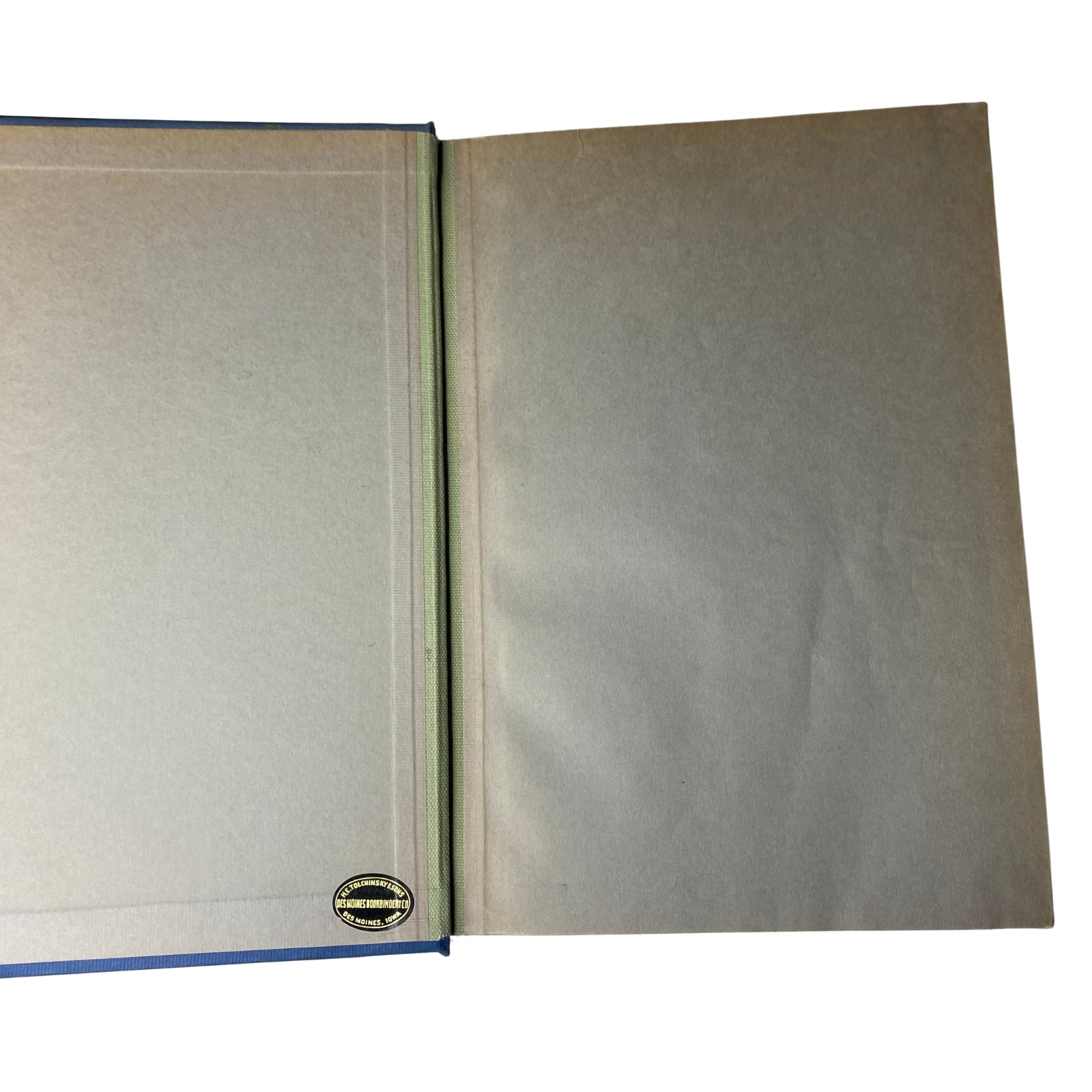 Interior view of the Time Magazine Library Bound Weekly with a protective cover, showcasing the archival quality of the volume.