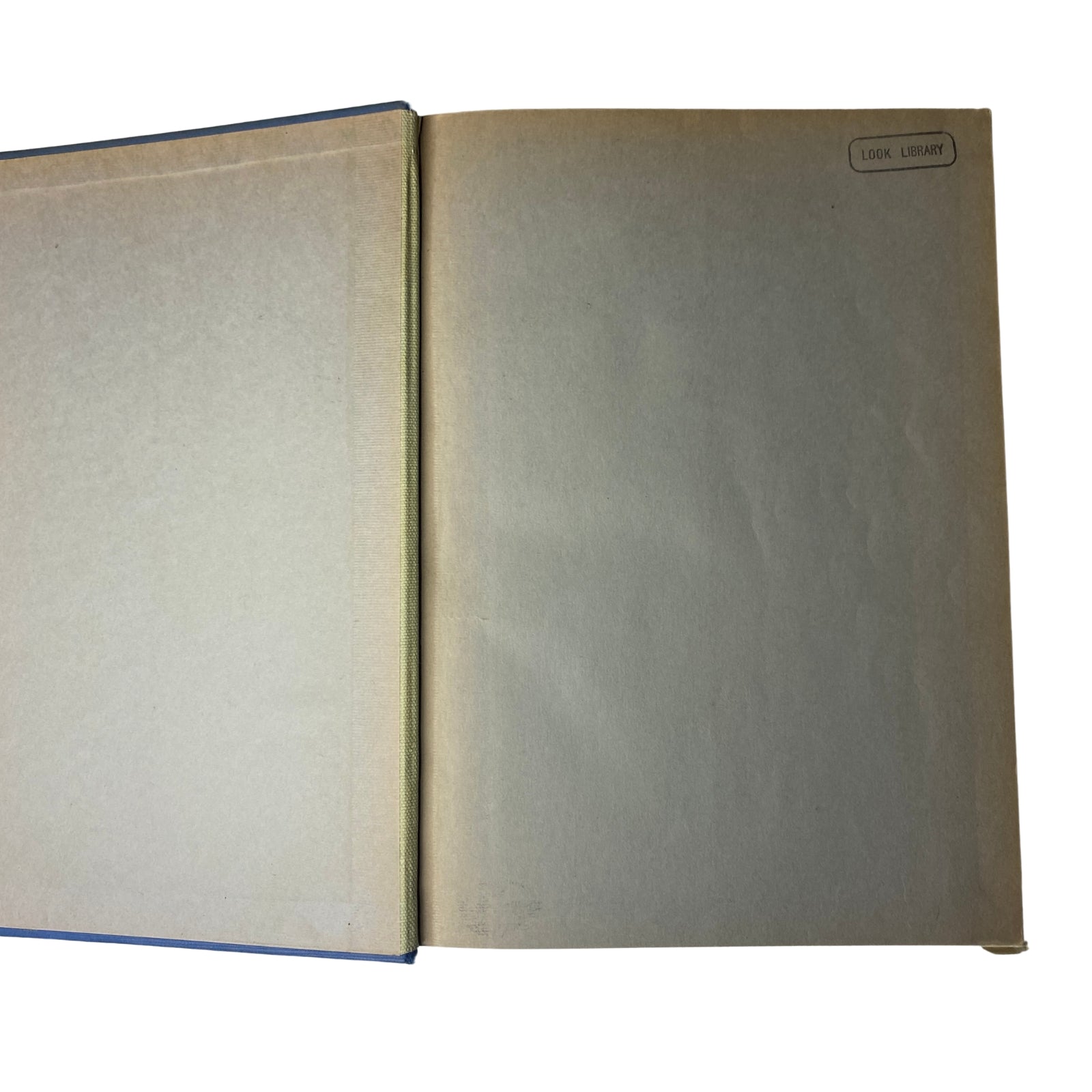 Interior view of the Library Bound Time Magazine showing the inside cover with a 'Look Library' stamp, specific to the edition from July 3, 1938 to September 26, 1938.