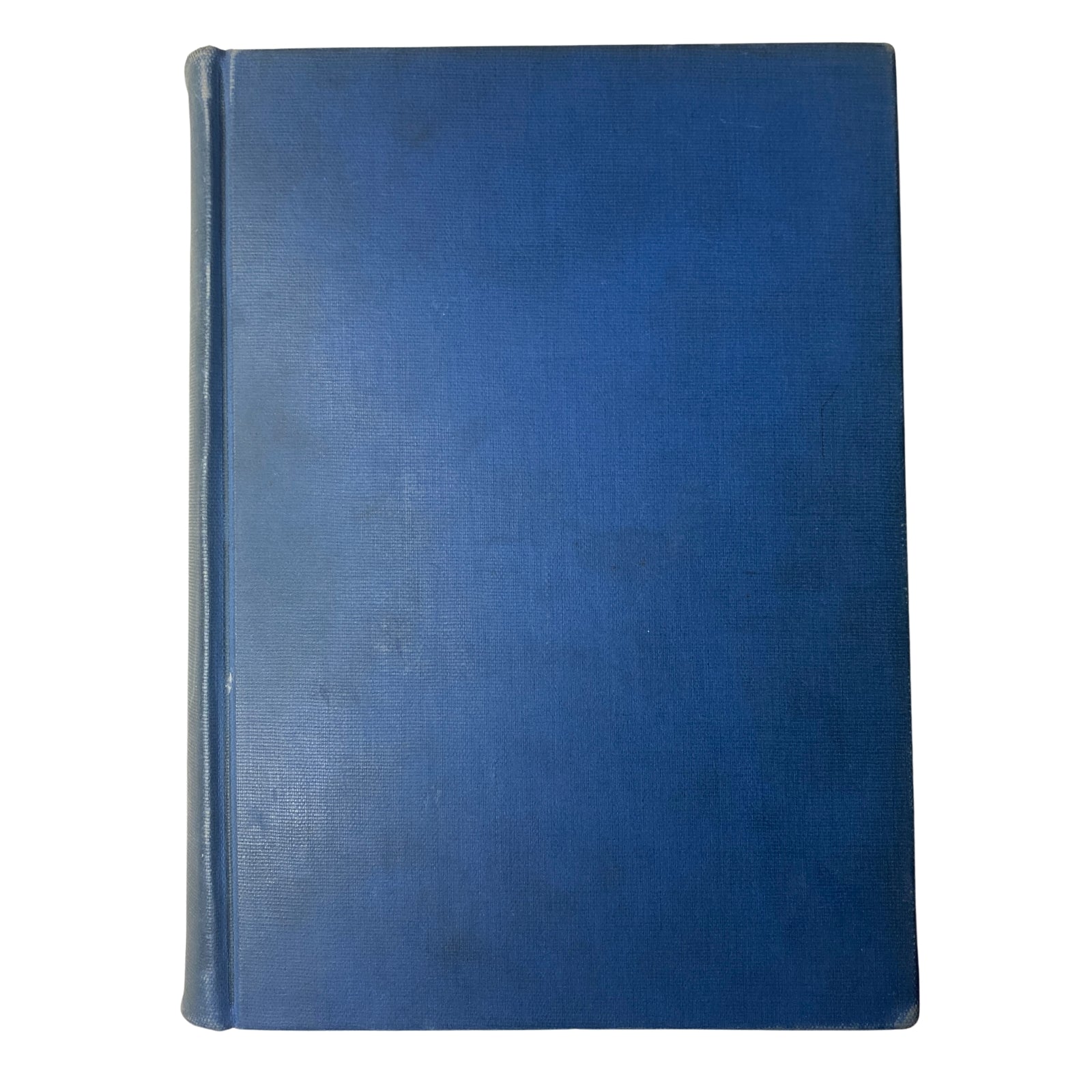 Back cover of the Time Magazine Library Bound Weekly, showcasing a solid blue color. This edition, covering October 3 to December 26, 1938, is a library-bound version, preserving historical content.