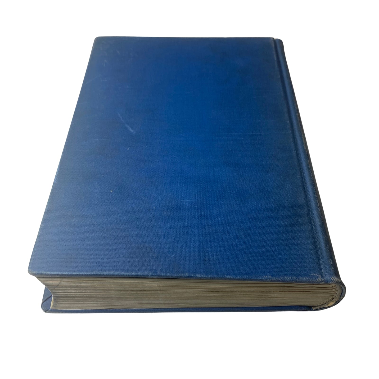 Side view of the Time Magazine Library Bound January-March 27, 1939 Adolf Hitler Man of the Year edition, displaying its blue binding.