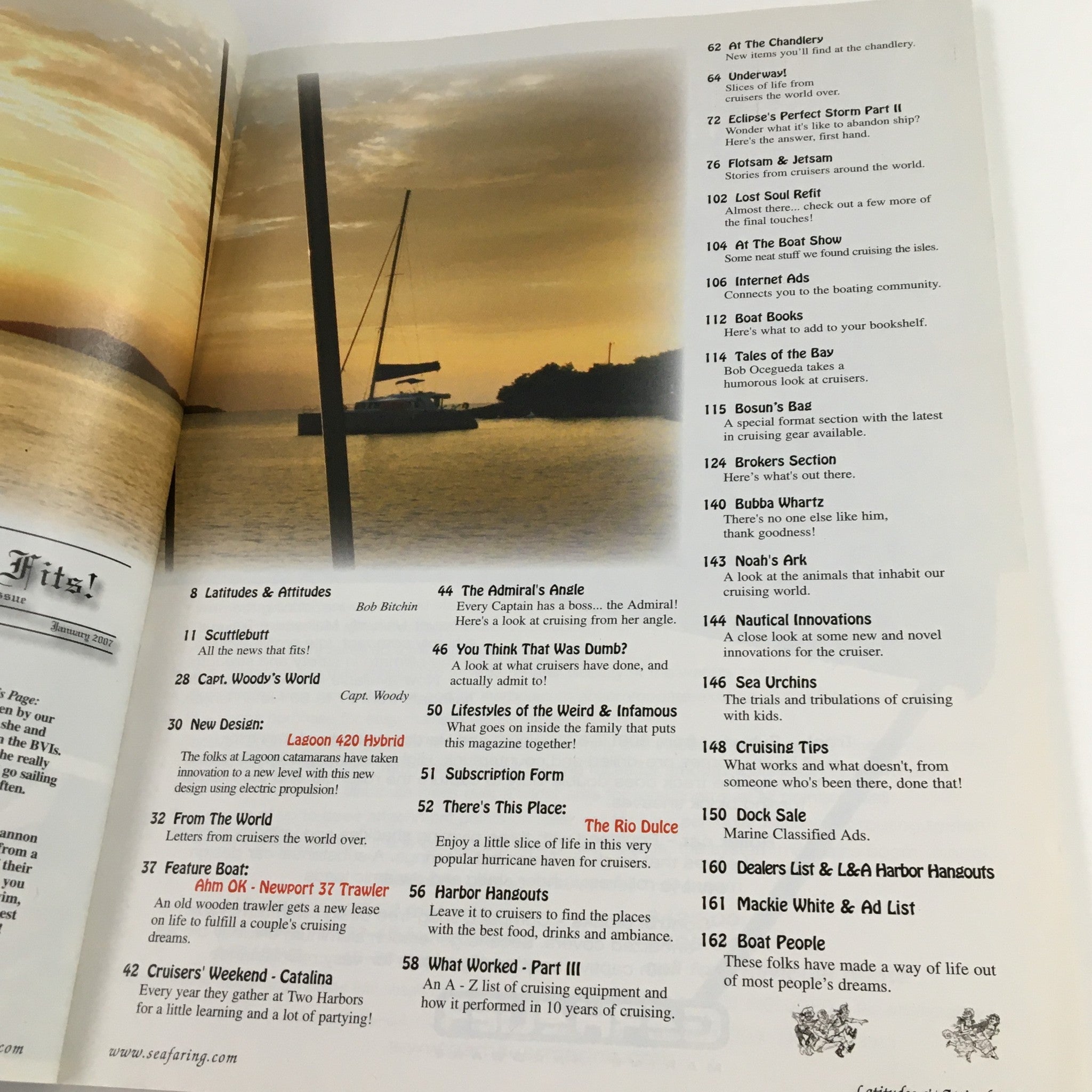 Latitudes & Attitudes Magazine January 2007 Cruising Tips from Sailors Worldwide