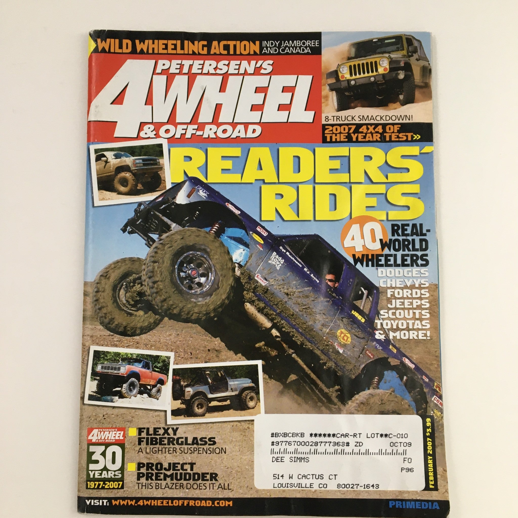 Petersen's 4 Wheel & Off-Road Magazine February 2007 Wild Wheeling Action