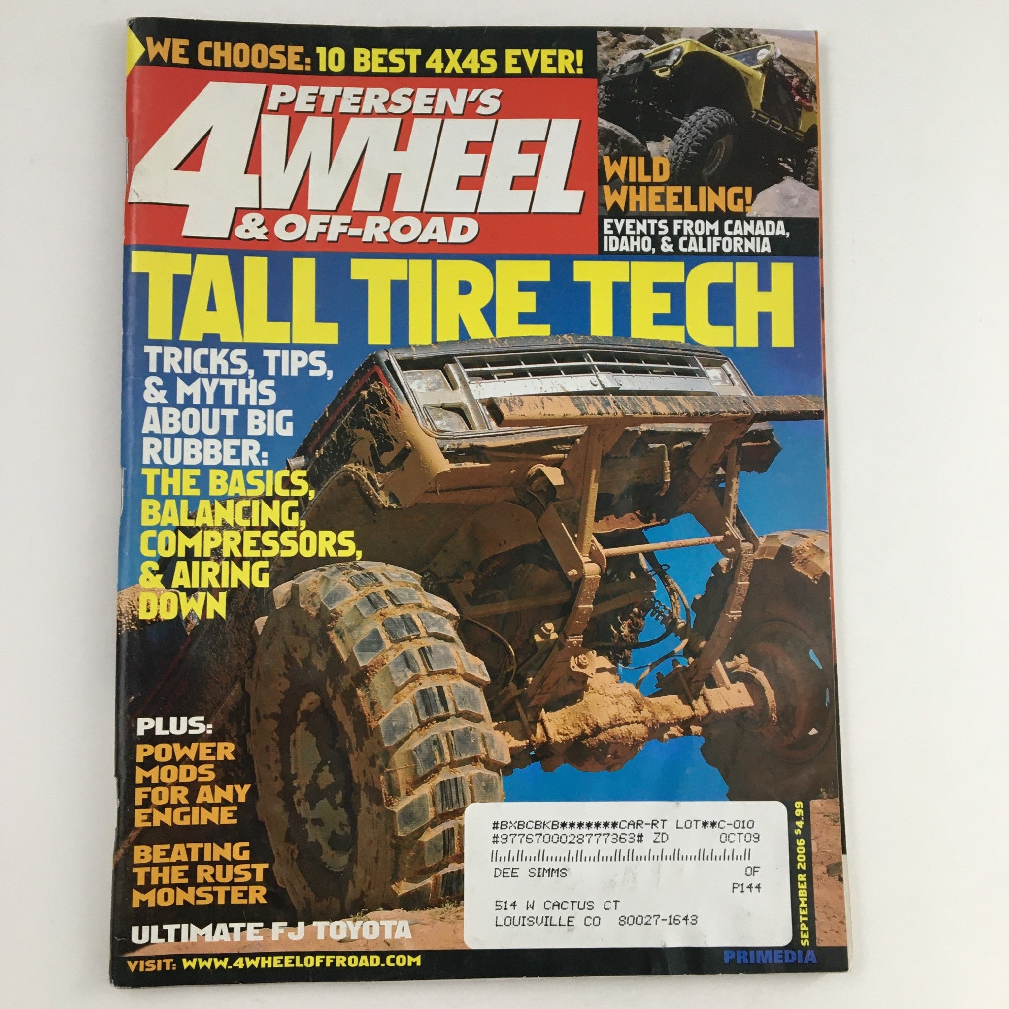 Petersen's 4 Wheel & Off-Road Magazine September 2006 Tricks Tips & Myths Rubber