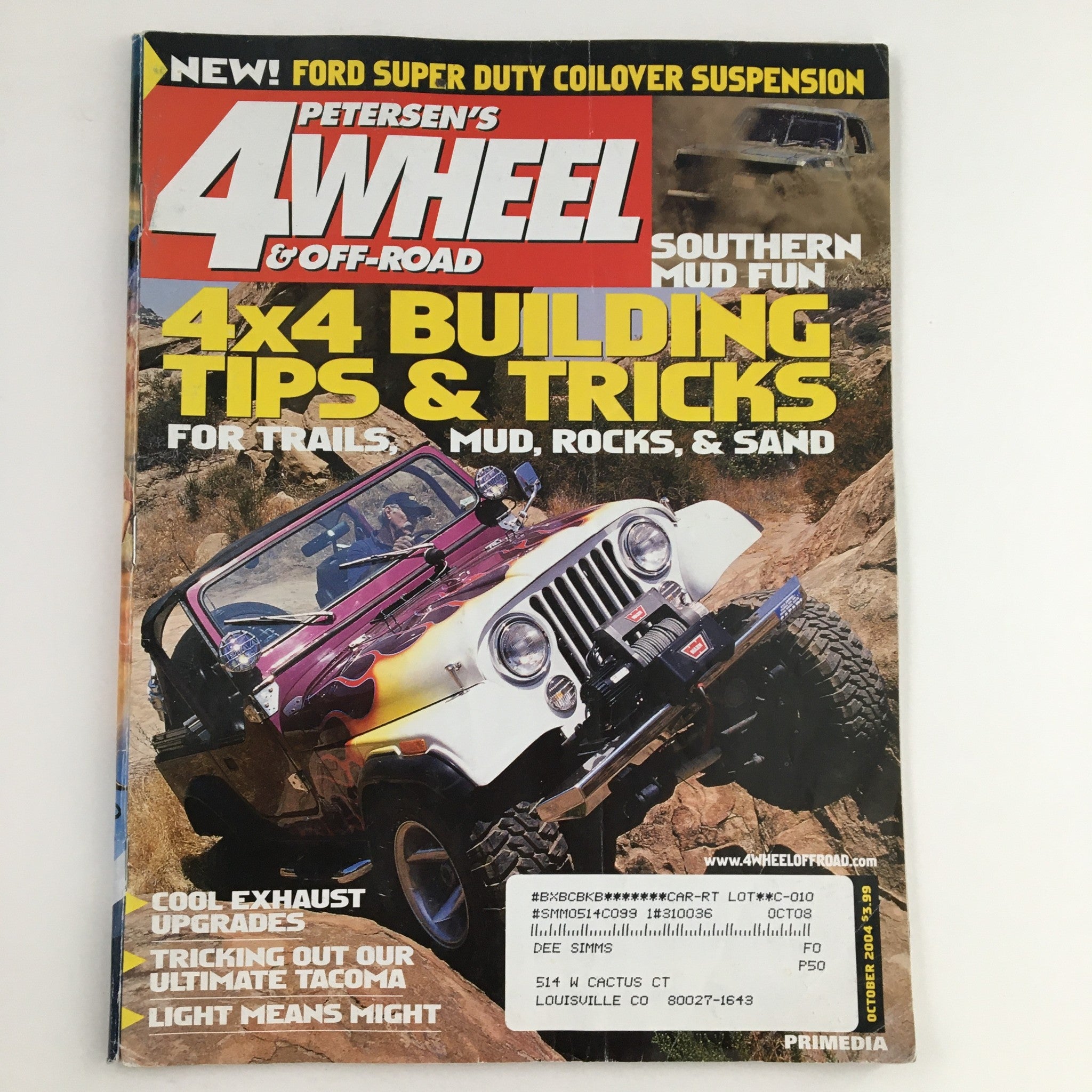 Petersen's 4 Wheel & Off-Road Magazine October 2004 4x4 Building Tips & Tricks