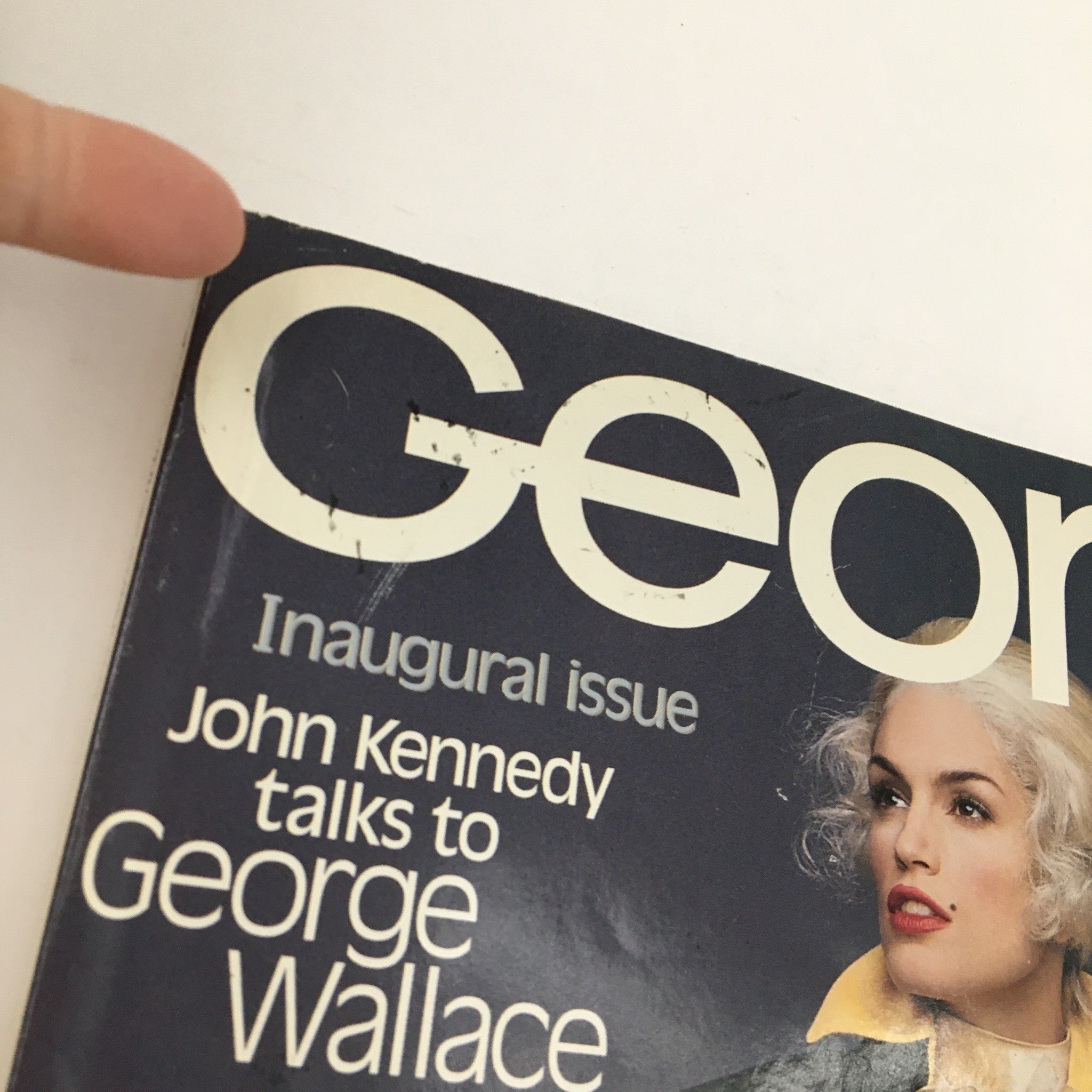 George Magazine October 1995 John Kennedy, George Wallace & Madonna, No Label