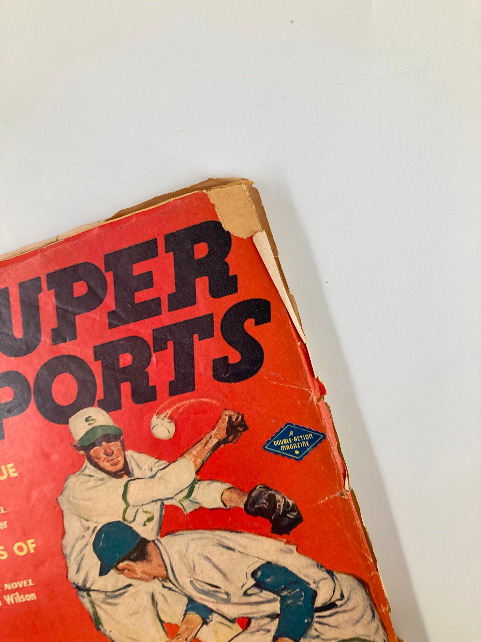 VTG Super Sports Magazine October 1949 Vol 7 #5 Big-League Brat No Label