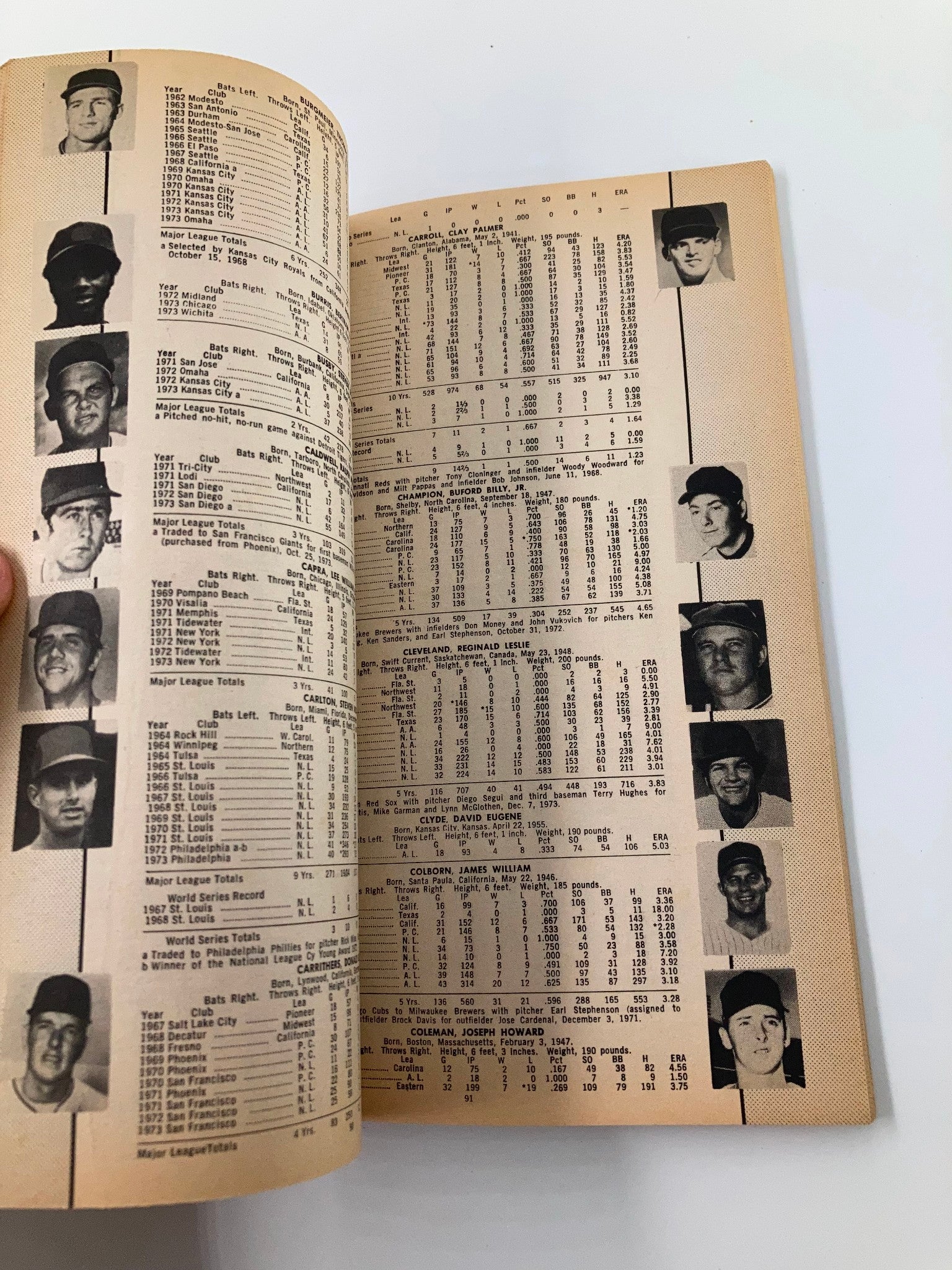 VTG Who's Who in Baseball 1974 59th Edition Nolan Ryan 383 Strikeouts No Label