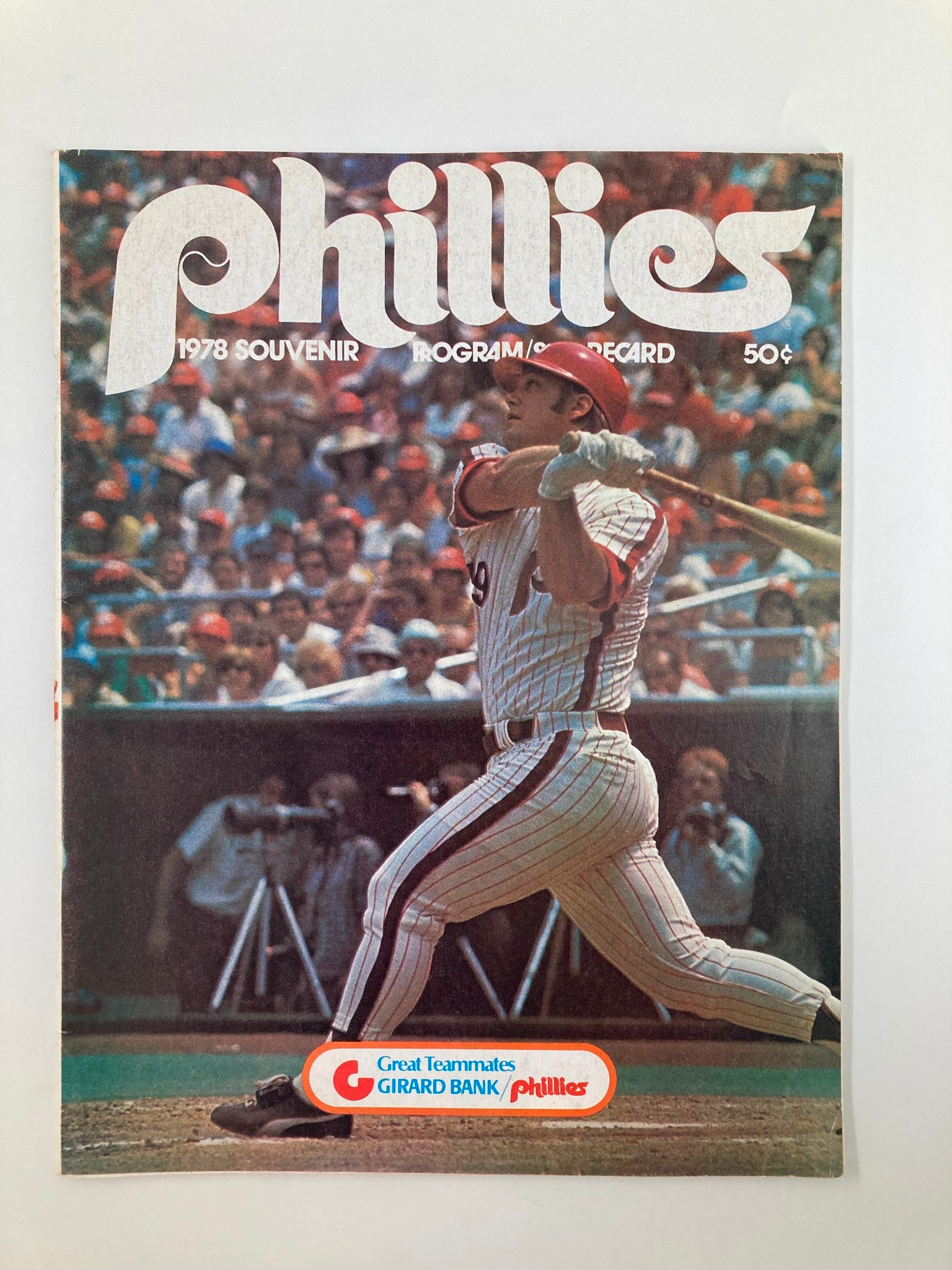 1978 MLB Philadelphia Phillies Souvenir Program / Scorecard