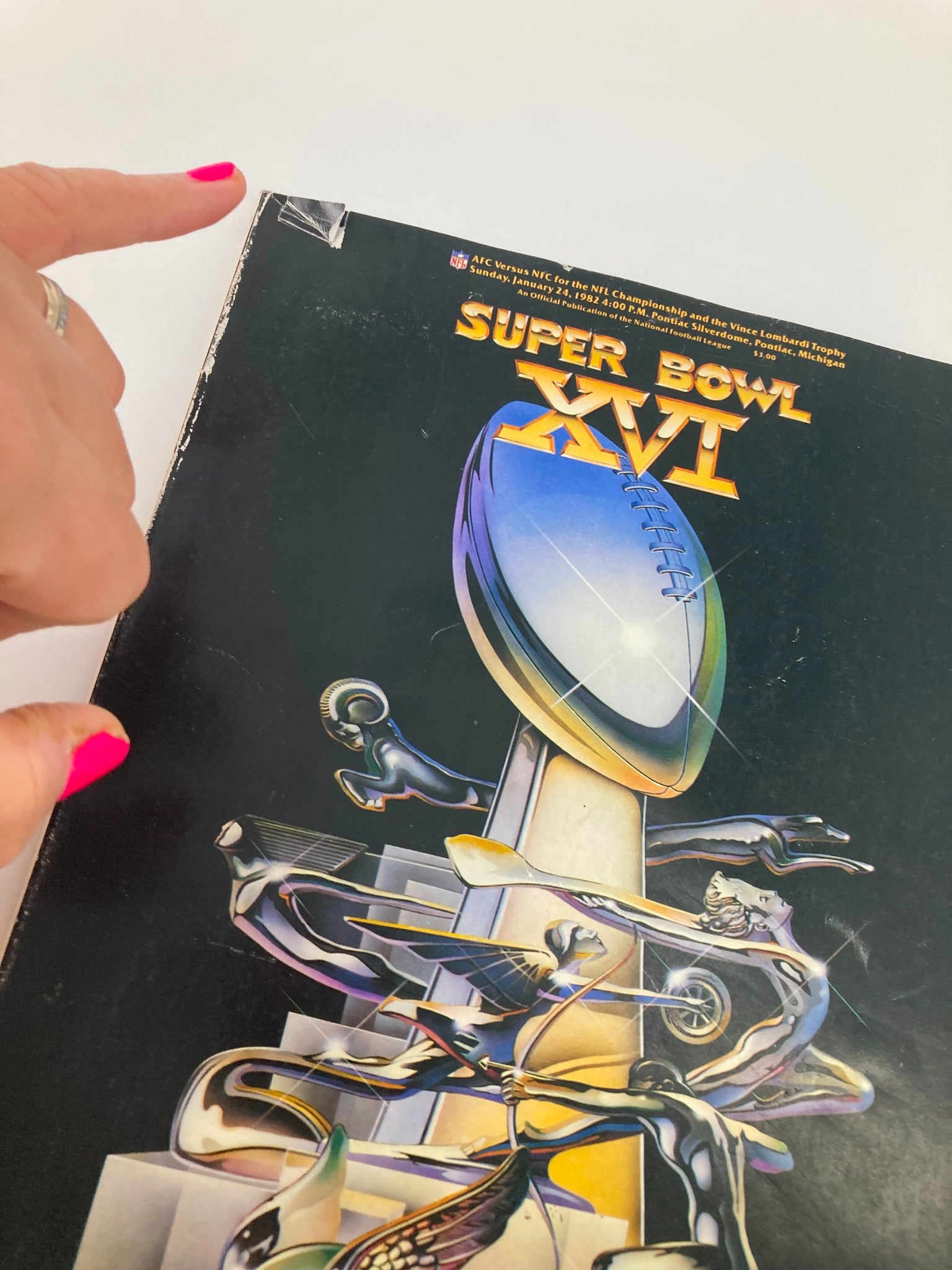 January 24 1982 NFL Superpro Club Super Bowl XVI Magazine