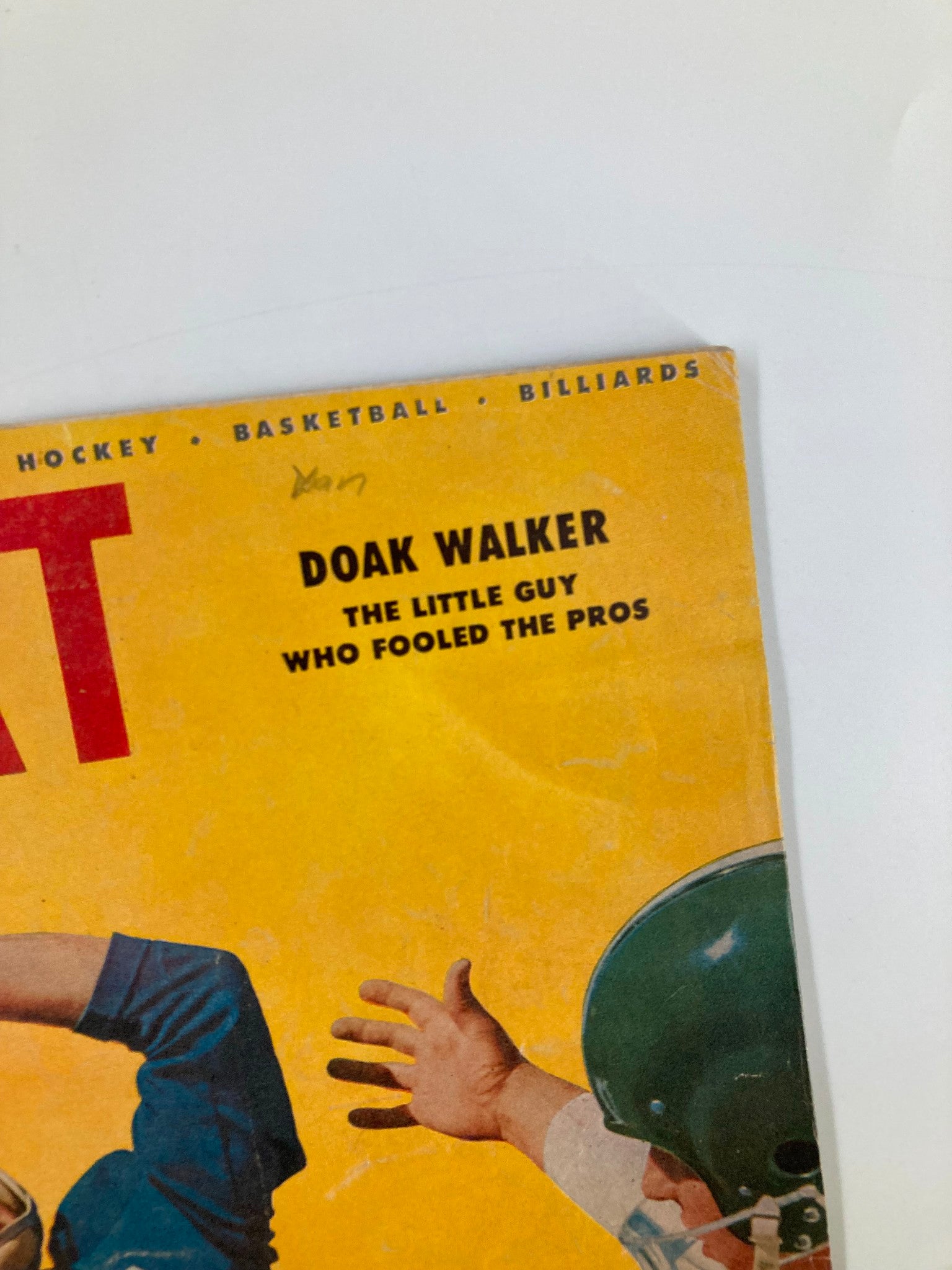 VTG Sport Magazine January 1956 Doak Walker The Little Guy Who Fooled The Pros