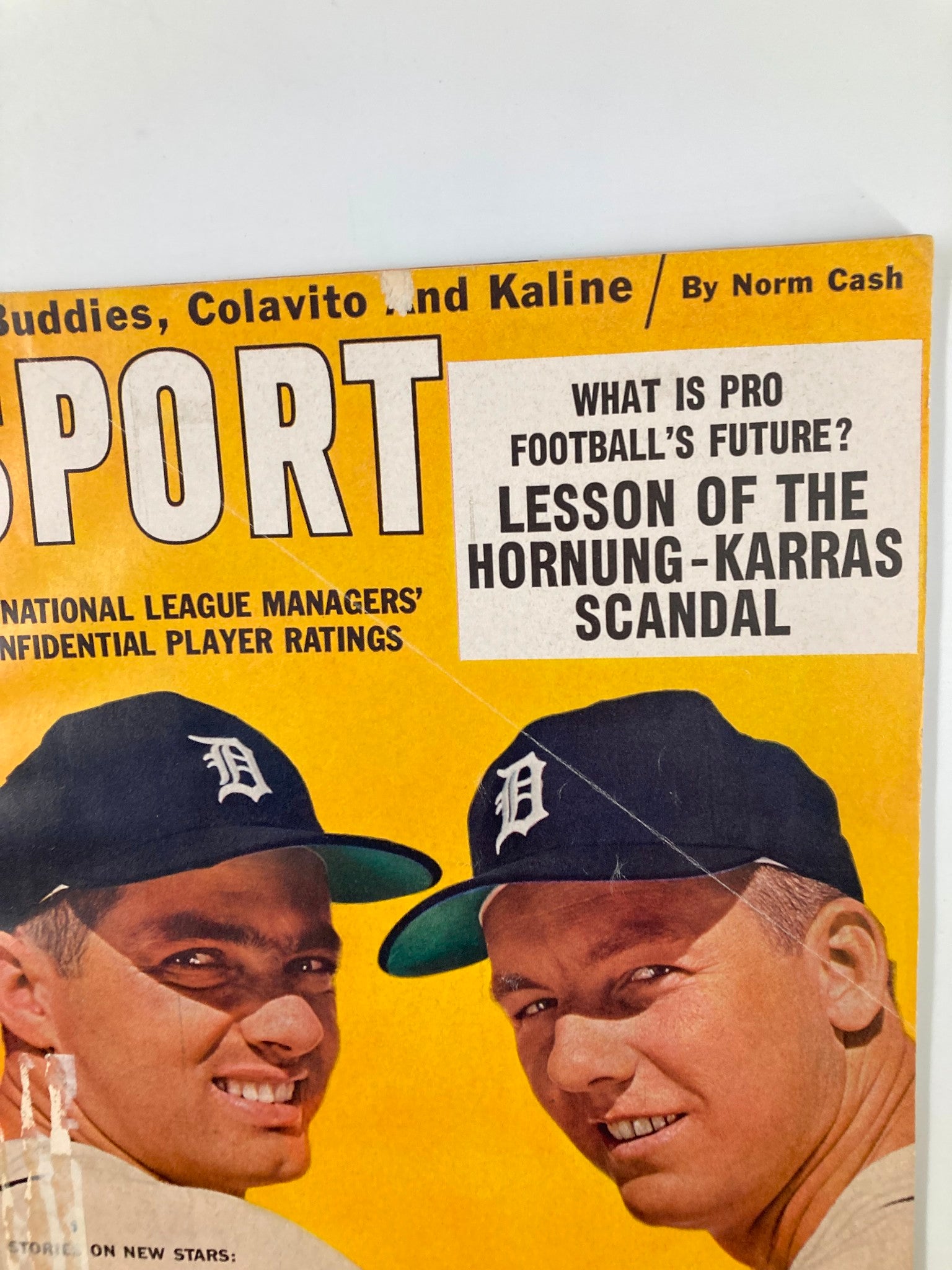 VTG Sport Magazine July 1963 Rocky Colavito and Al Kaline by Norm Cash