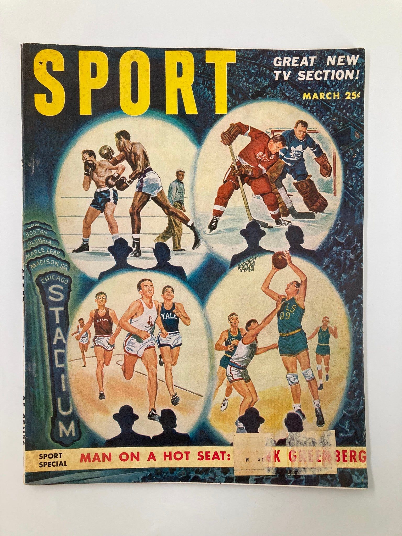 VTG Sport Magazine March 1951 Gene Melchiorre - Little Man, Big Star