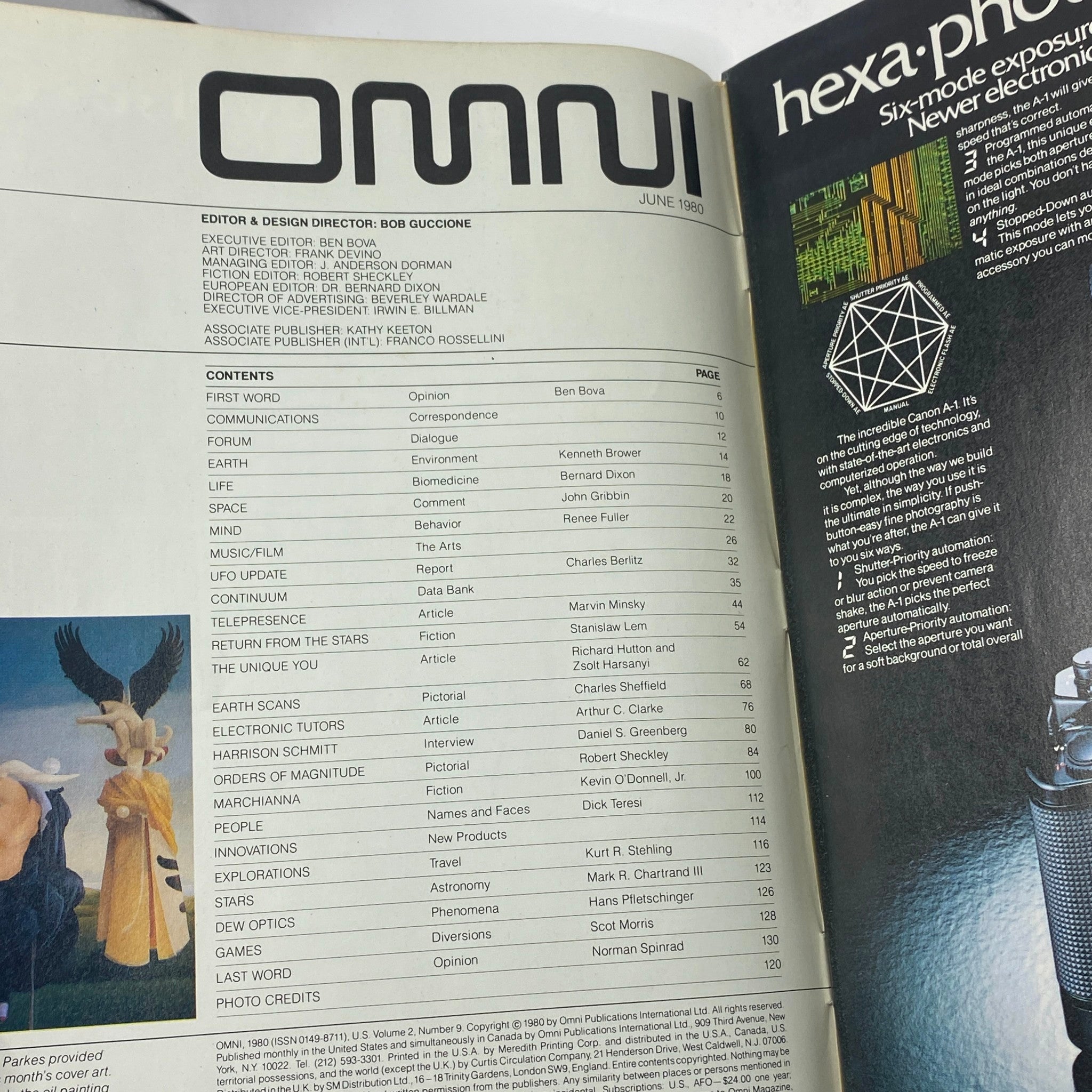 VTG Omni Magazine June 1980 Blueprint for a Bionic Society No Label