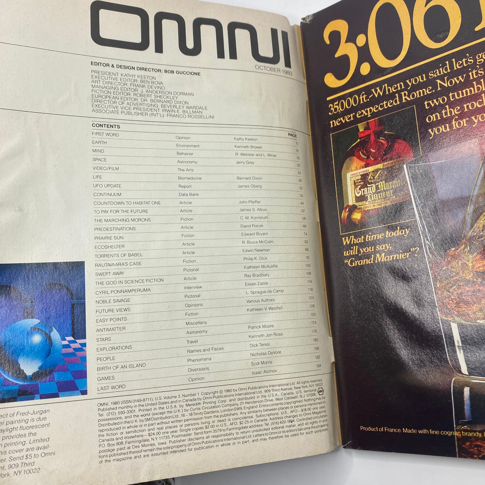 VTG Omni Magazine October 1980 Human Evolution The Future No Label