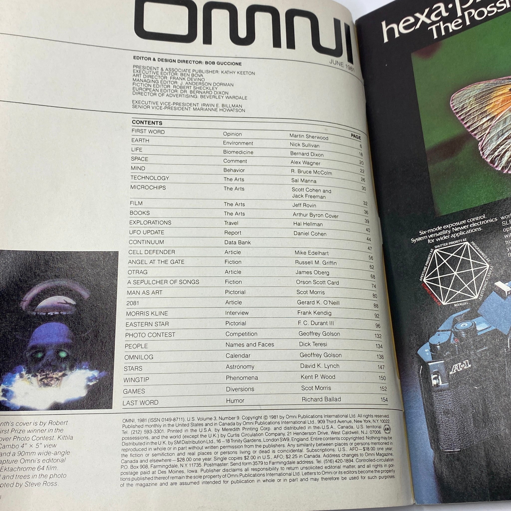 VTG Omni Magazine June 1981 Interferon Re-Creating The Magic Bullet No Label