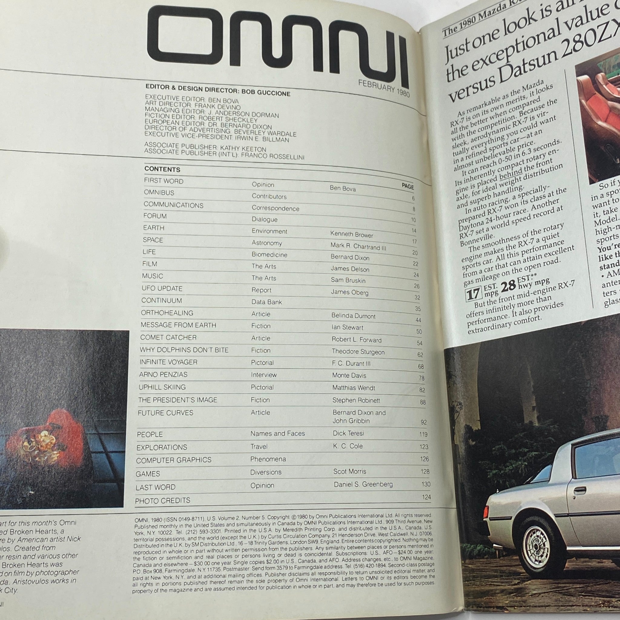 VTG Omni Magazine February 1980 Lying in Wait for Halley's Comet No Label