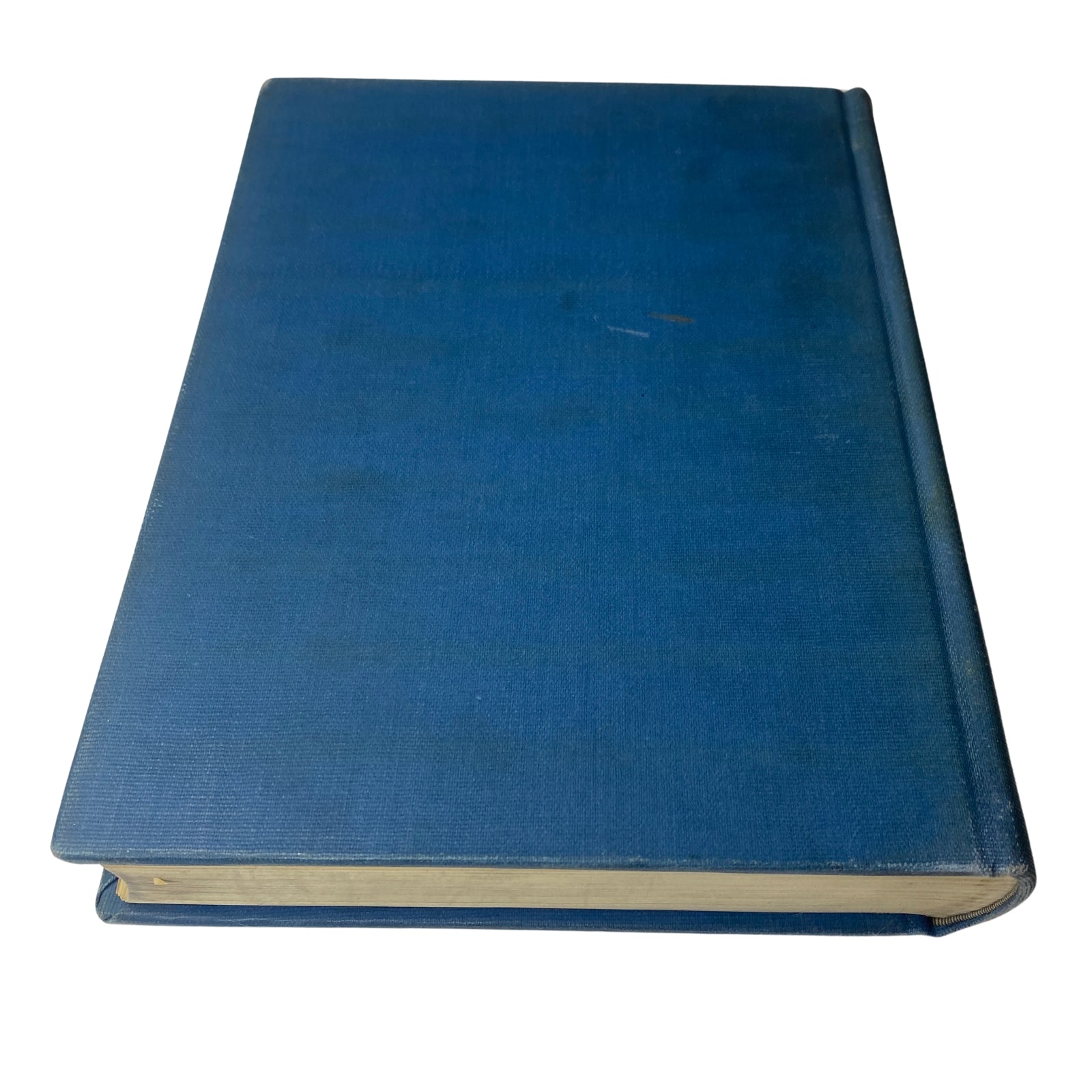 Time Magazine Library Bound April 2, 1945 - June 25, 1945 displaying the side view of a blue hardcover.