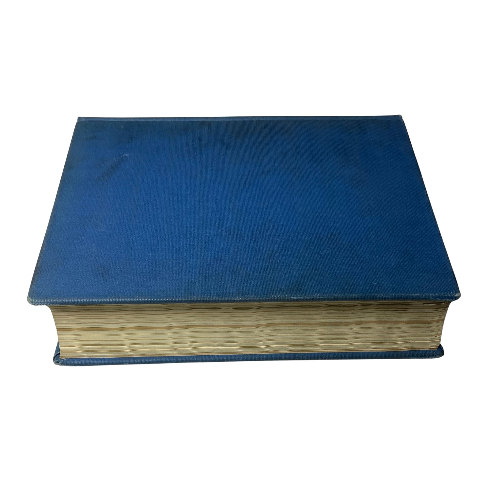 Top view of the Time Magazine Library Bound April - June 1941, demonstrating its robust construction and well-maintained pages.