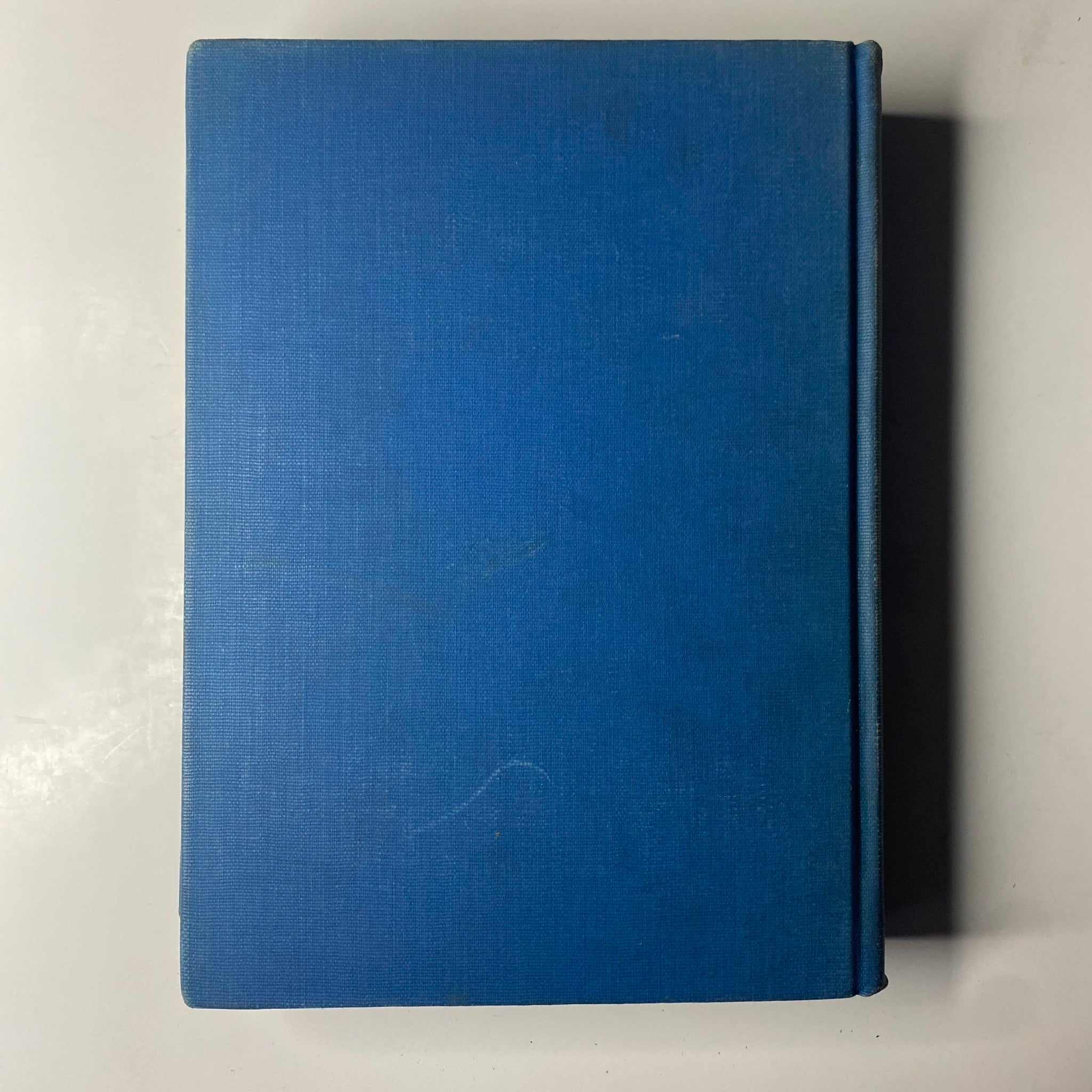 Back cover of Time Magazine Library Bound Weekly January 5, 1943 - March 29, 1943 shown in pristine blue hardback condition.