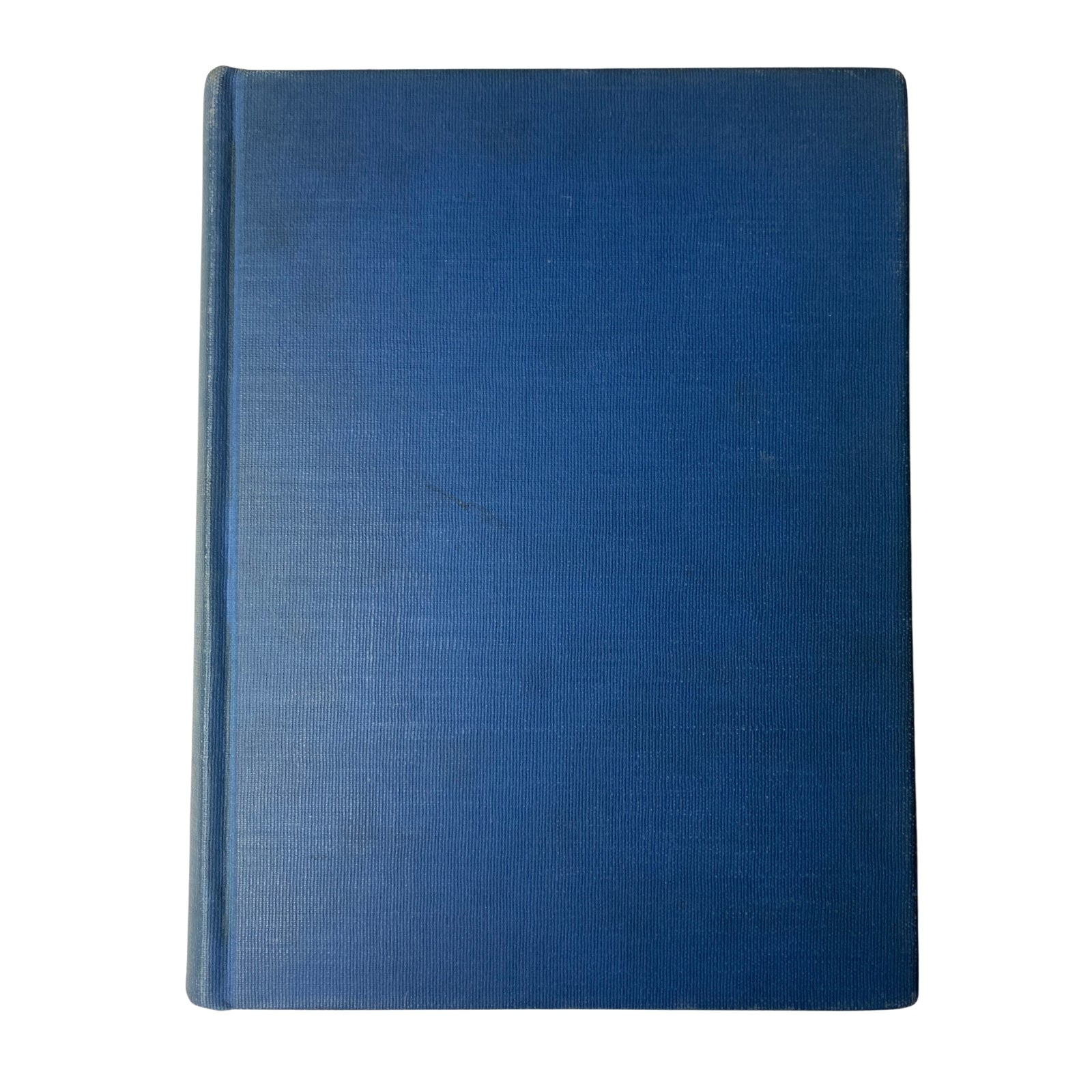Image of a blue hardcover book with no visible text, representing the Time Library Bound Weekly Magazine collection.