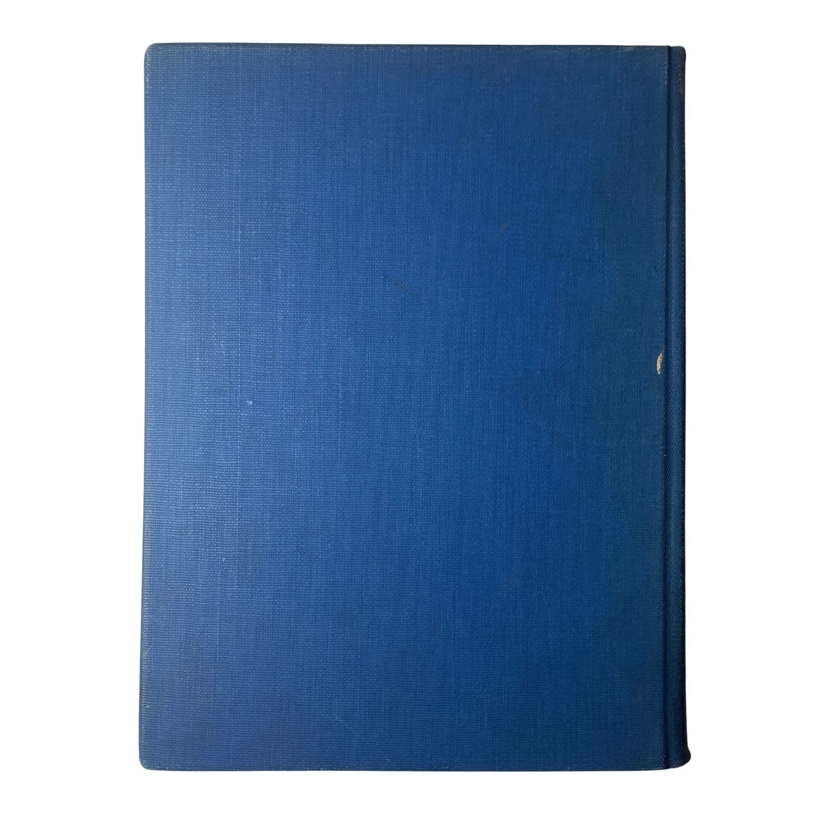 Back cover of the Time Library Bound Weekly Magazine, showcasing a solid blue hardcover, part of the collection from January 3 to March 27, 1944.