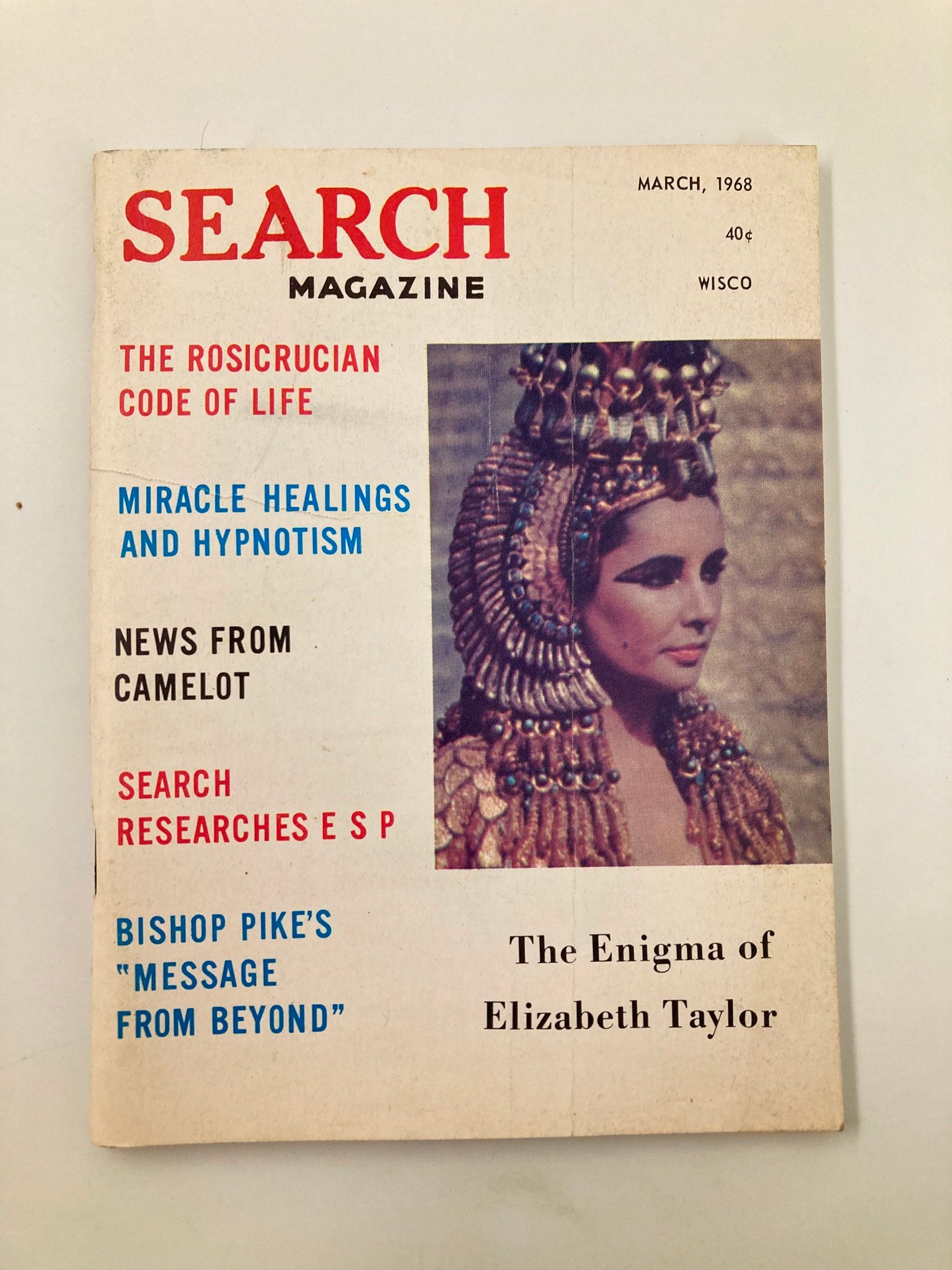 VTG Search Magazine March 1968 #78 The Enigma of Elizabeth Taylor No Label