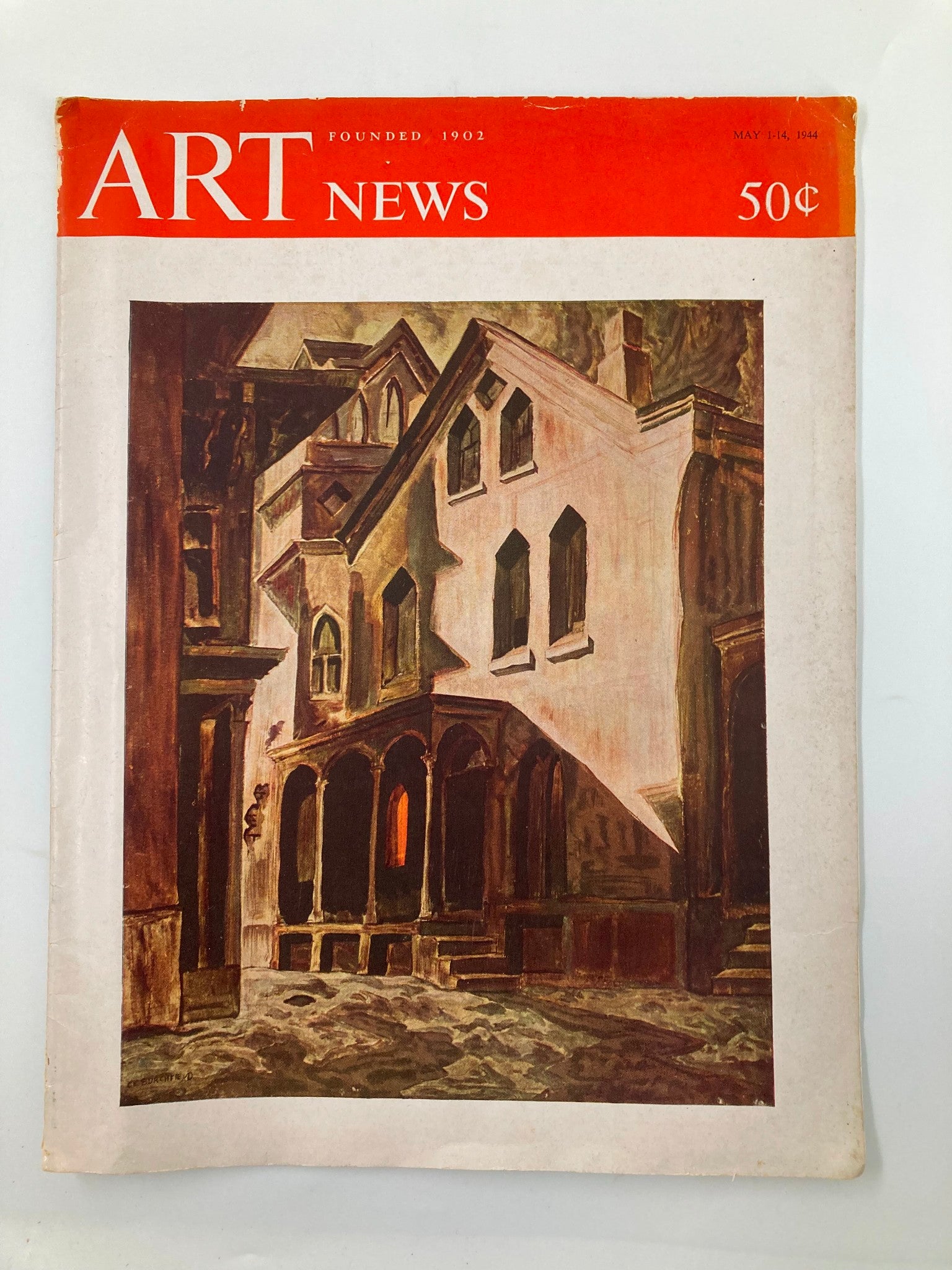 VTG Art News Magazine May 1 1944 Charles Burchfield House of Mystery No Label