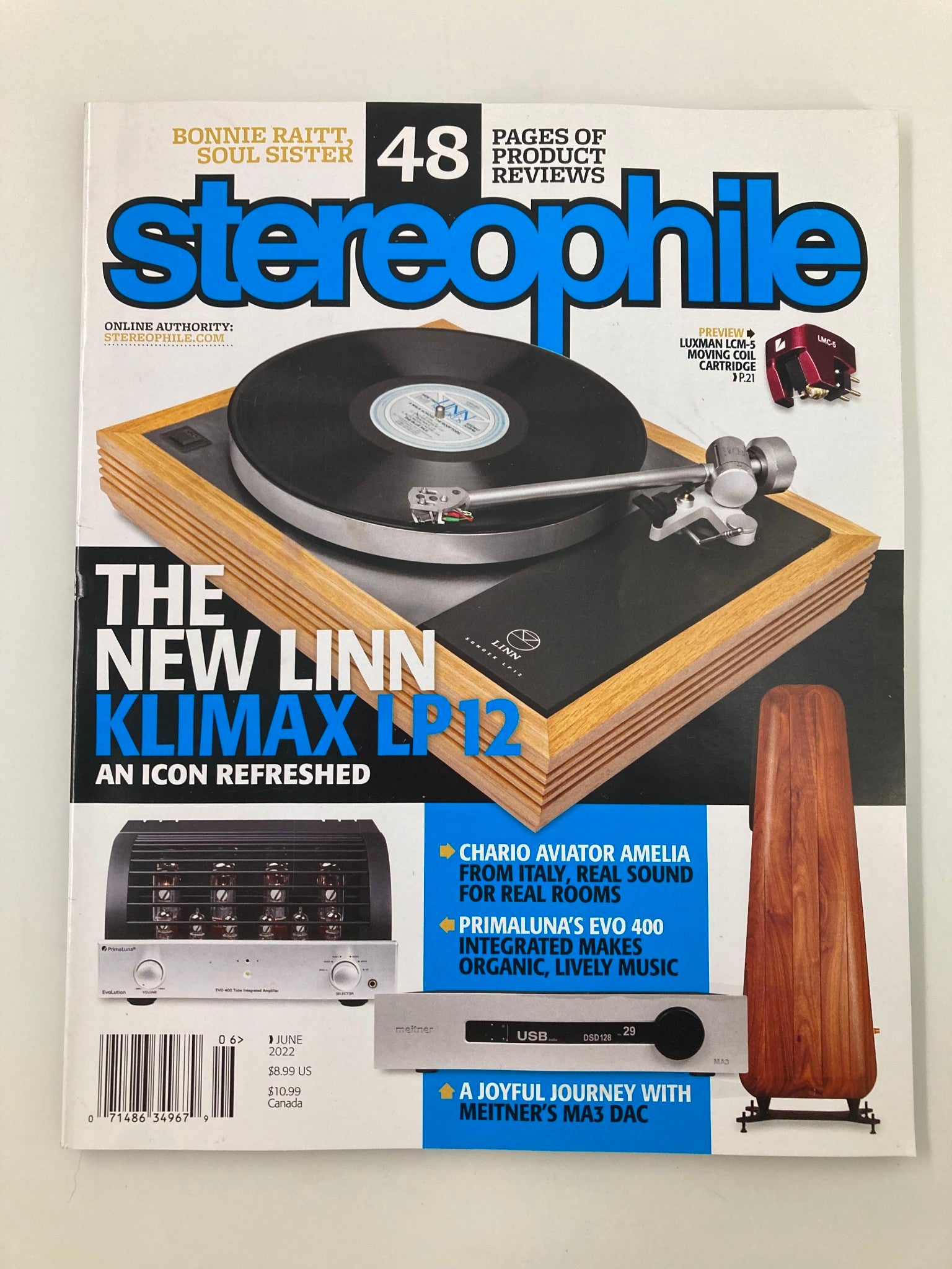 Stereophile Magazine January 2022 The New Linn Klimax LP12 An Icon No Label