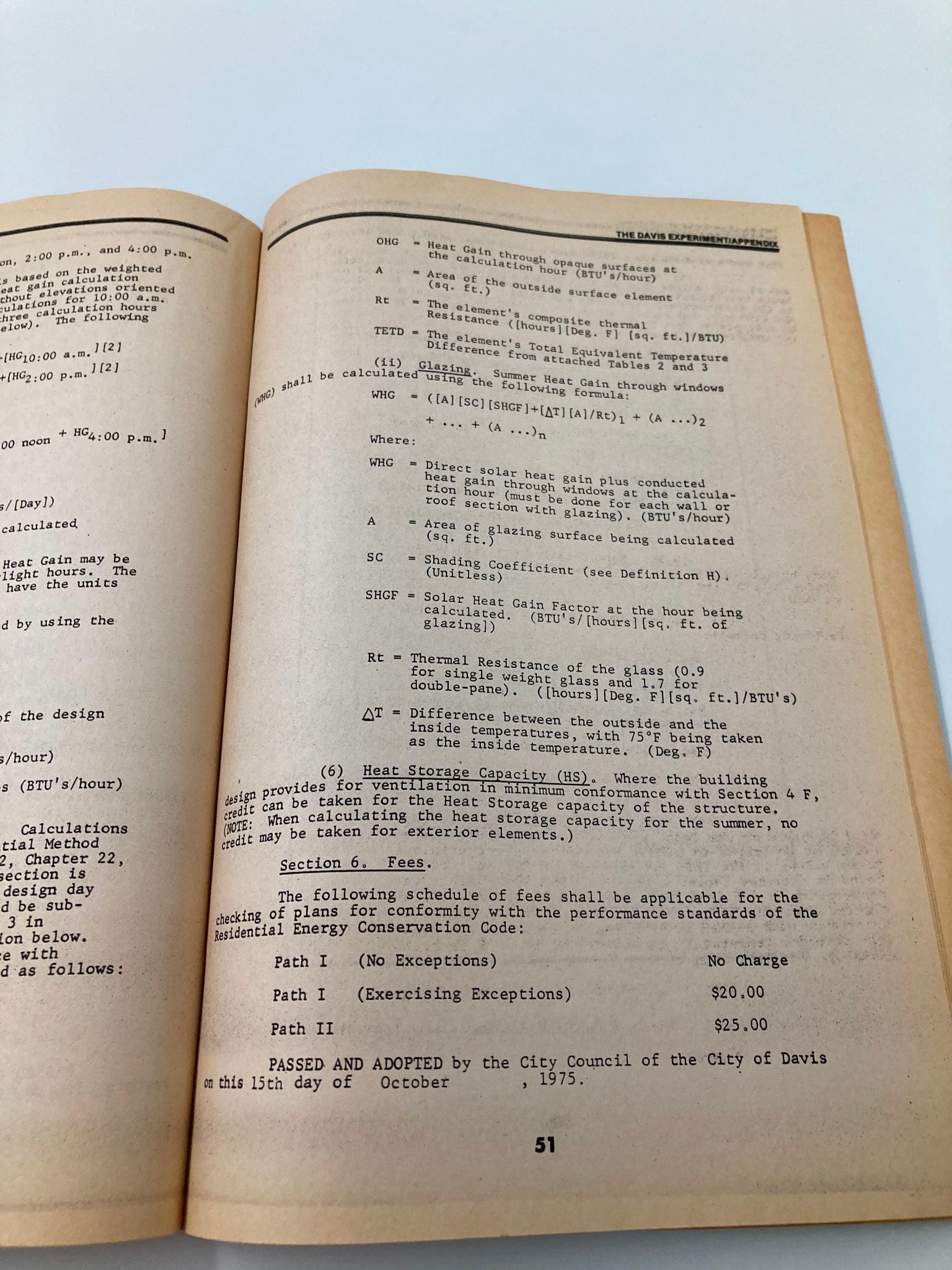 The Davis Experiment One City's Plan To Save Energy by The Elements 1977