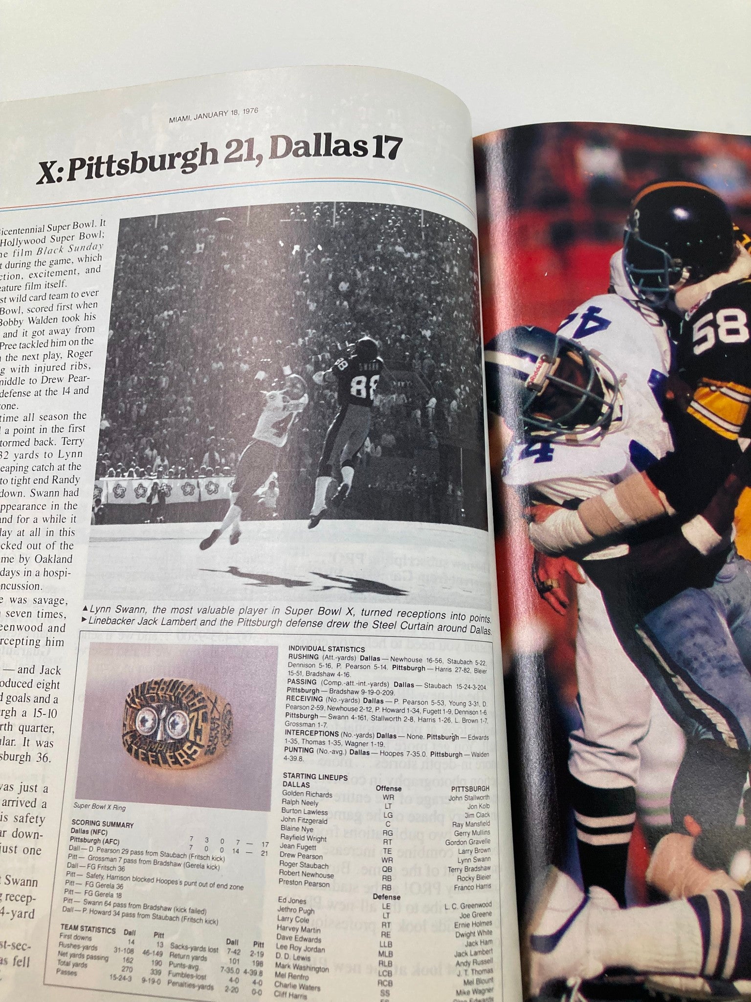 January 24 1982 AFC vs NFC NFL Championship Super Bowl XVI Official Program