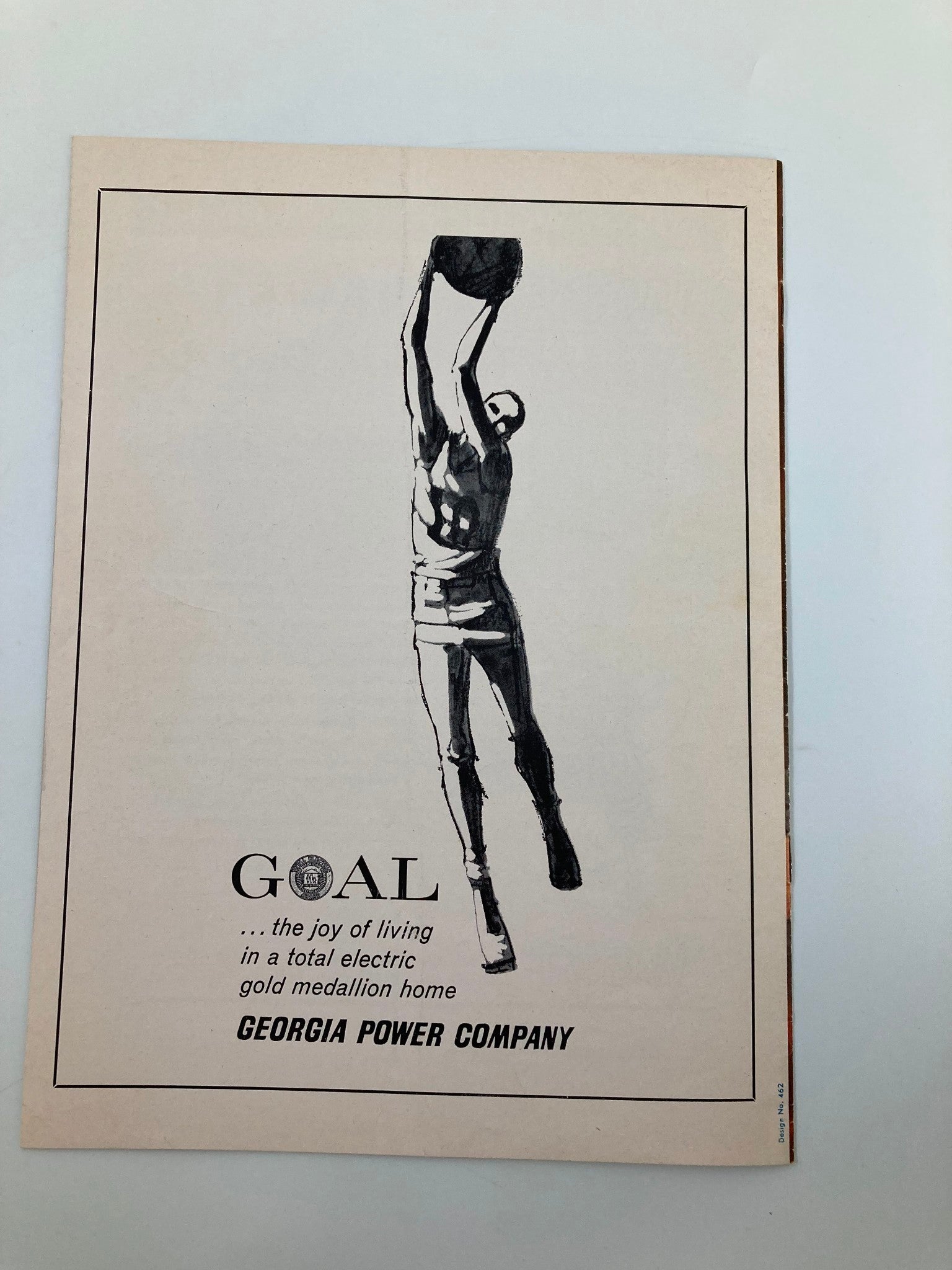 December 22 1965 Georgia Tech vs William & Mary Basketball Official Program