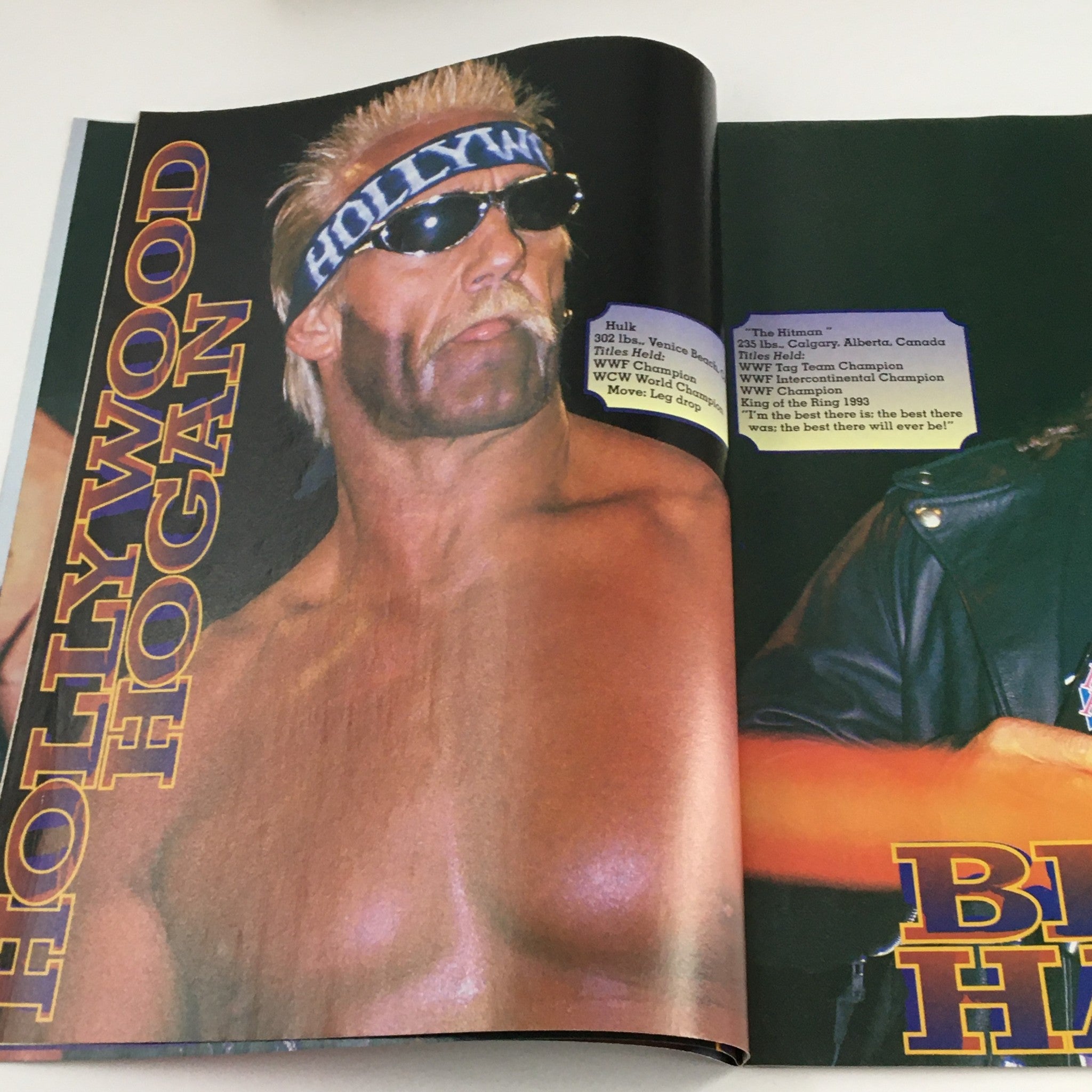 WWF Wrestling's Bad Ass Dudes 1997 #3 Steve Austin, Rodman No Label no Poster