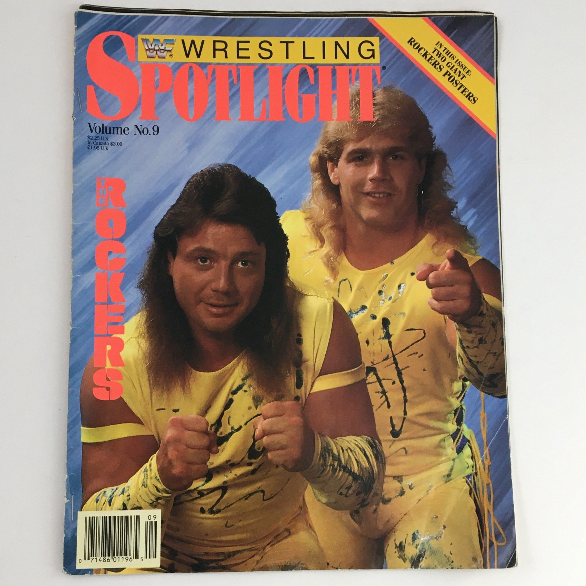 WWF Wrestling Spotlight Fall 1990 The Rockers Marty Jannetty No Label