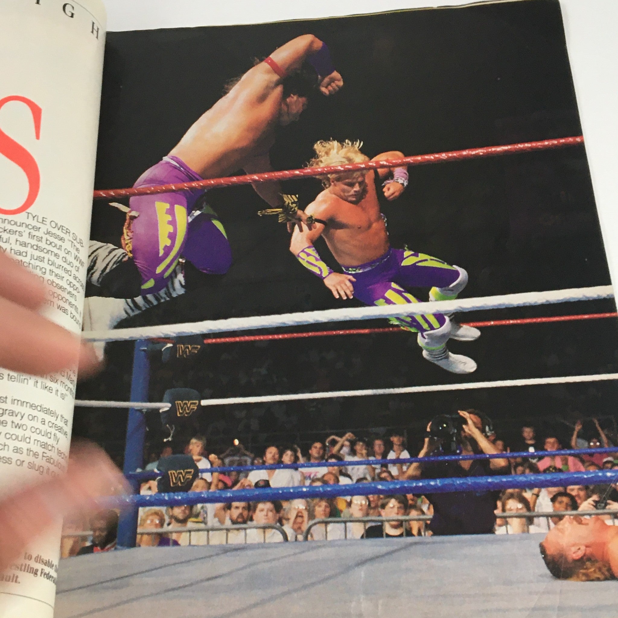 WWF Wrestling Spotlight Fall 1990 The Rockers Marty Jannetty No Label