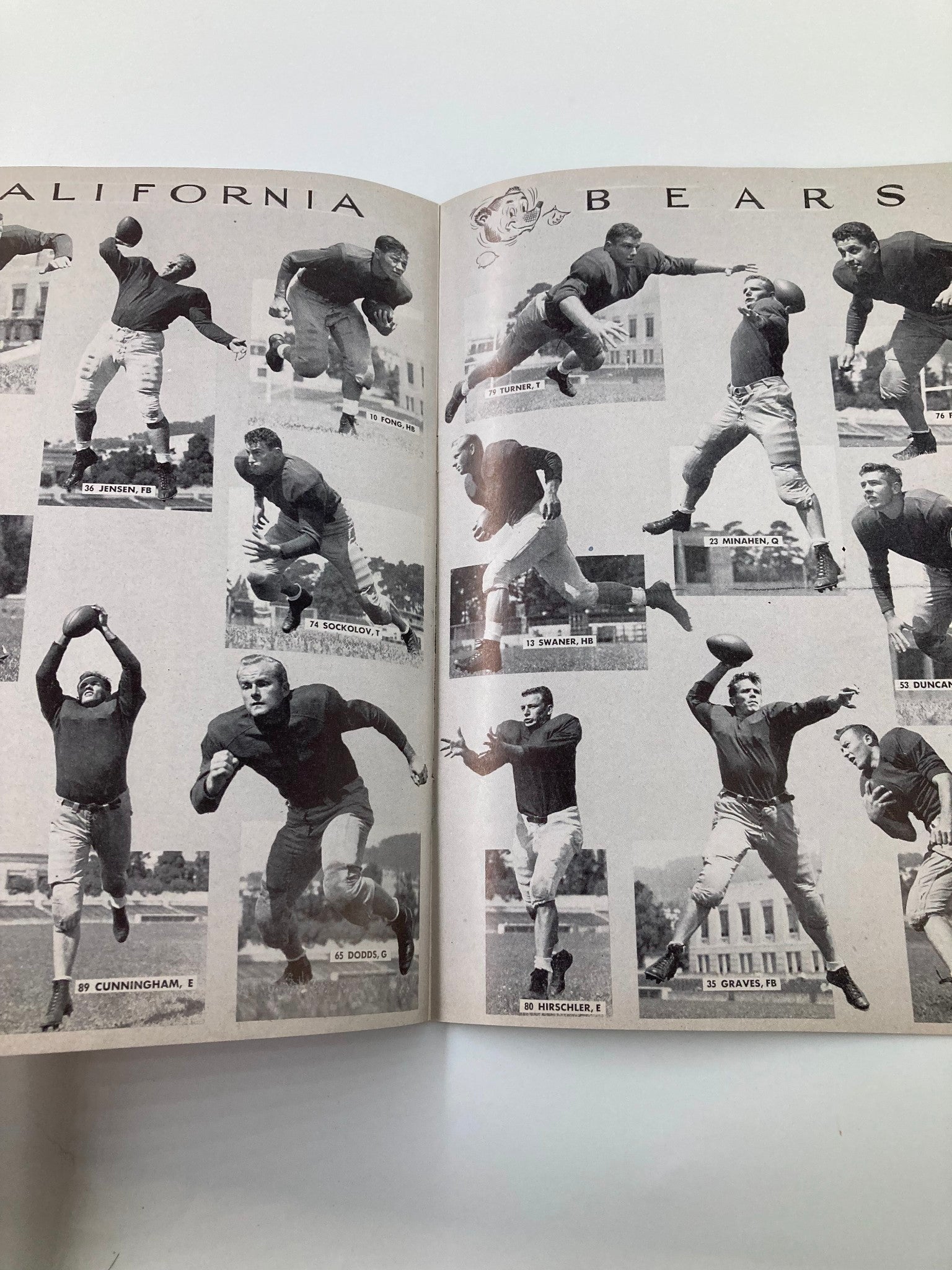 October 18 1947 Football Washington St vs California Gridiron Program