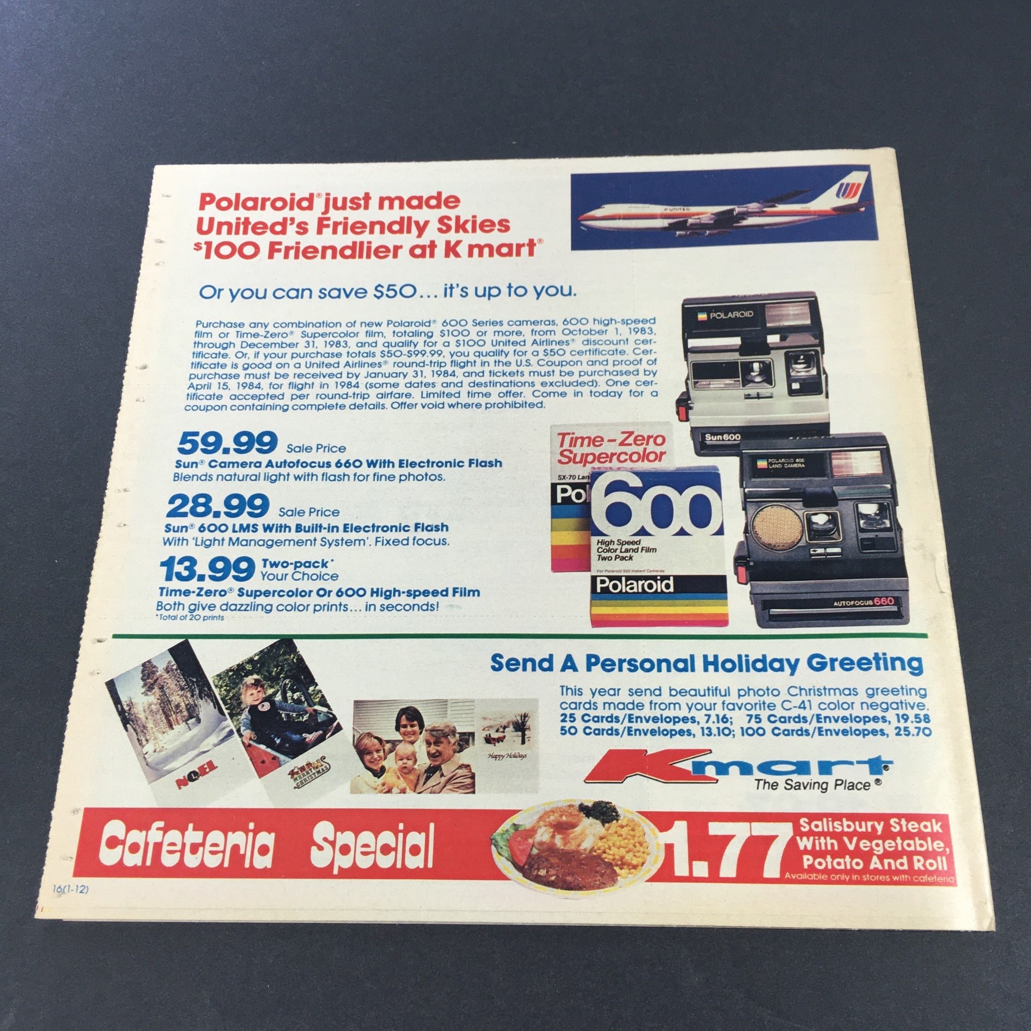 VTG Retro November 1983 K-Mart Christmas Checkbook Circular Advertising Ads