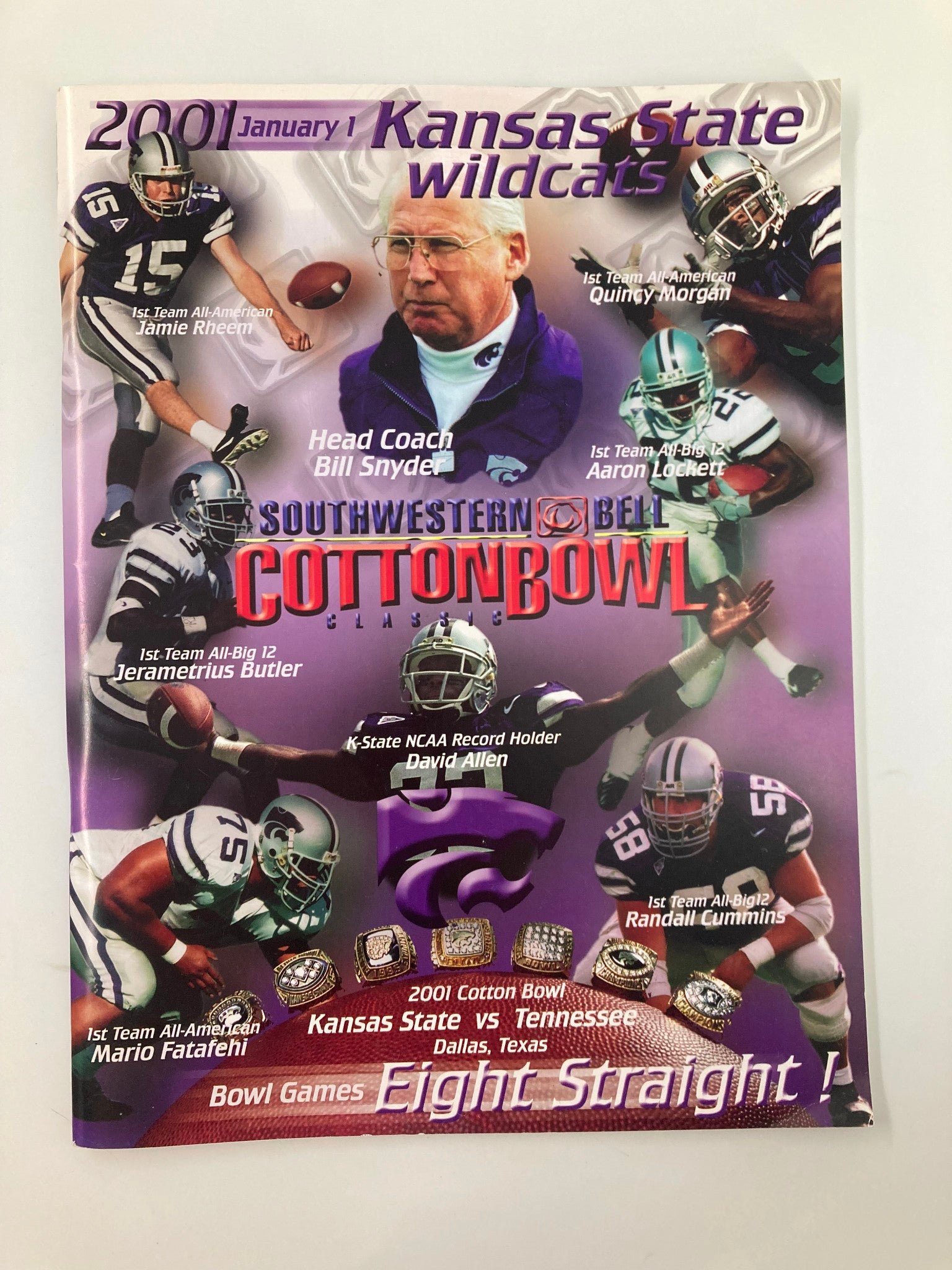 January 1 2001 Kansas State Wildcats Southwestern Bell Cottonbowl Classic