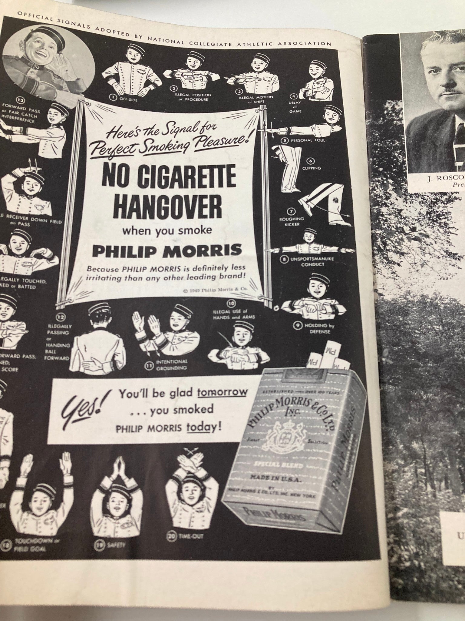 October 15 1949 Northwestern vs Michigan Dyche Stadium Official Program