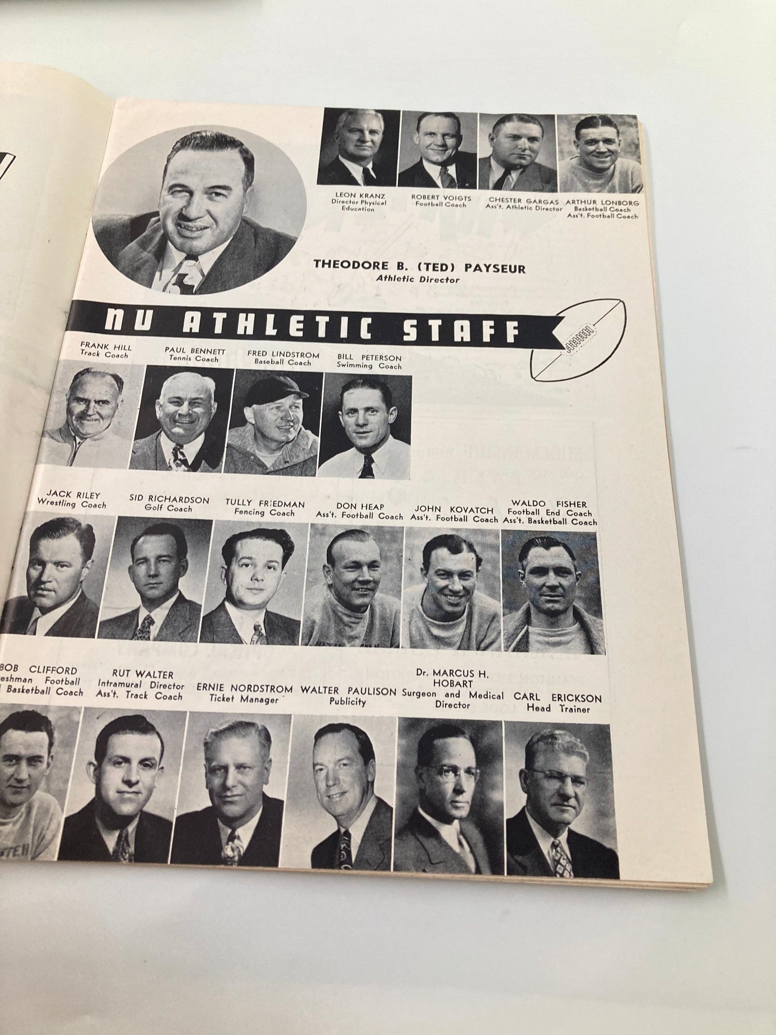 October 15 1949 Northwestern vs Michigan Dyche Stadium Official Program