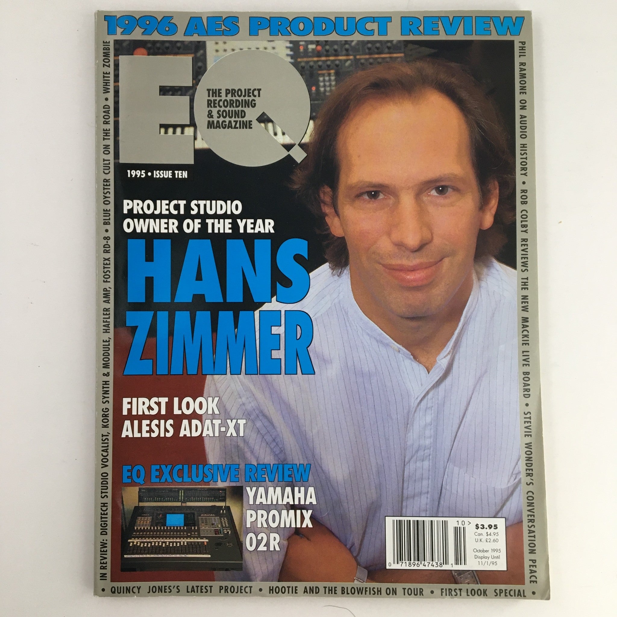 EQ Recording & Sound Magazine Vol 6 #10 October 1995 Hans Zimmer No Label