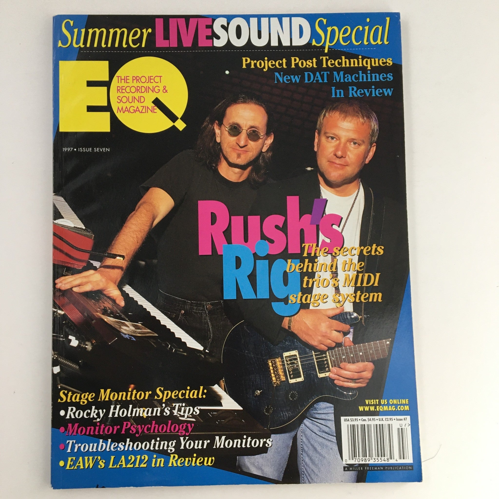 EQ Recording & Sound Magazine Vol 8 #7 July 1997 Rocky Holman Tips, No Label