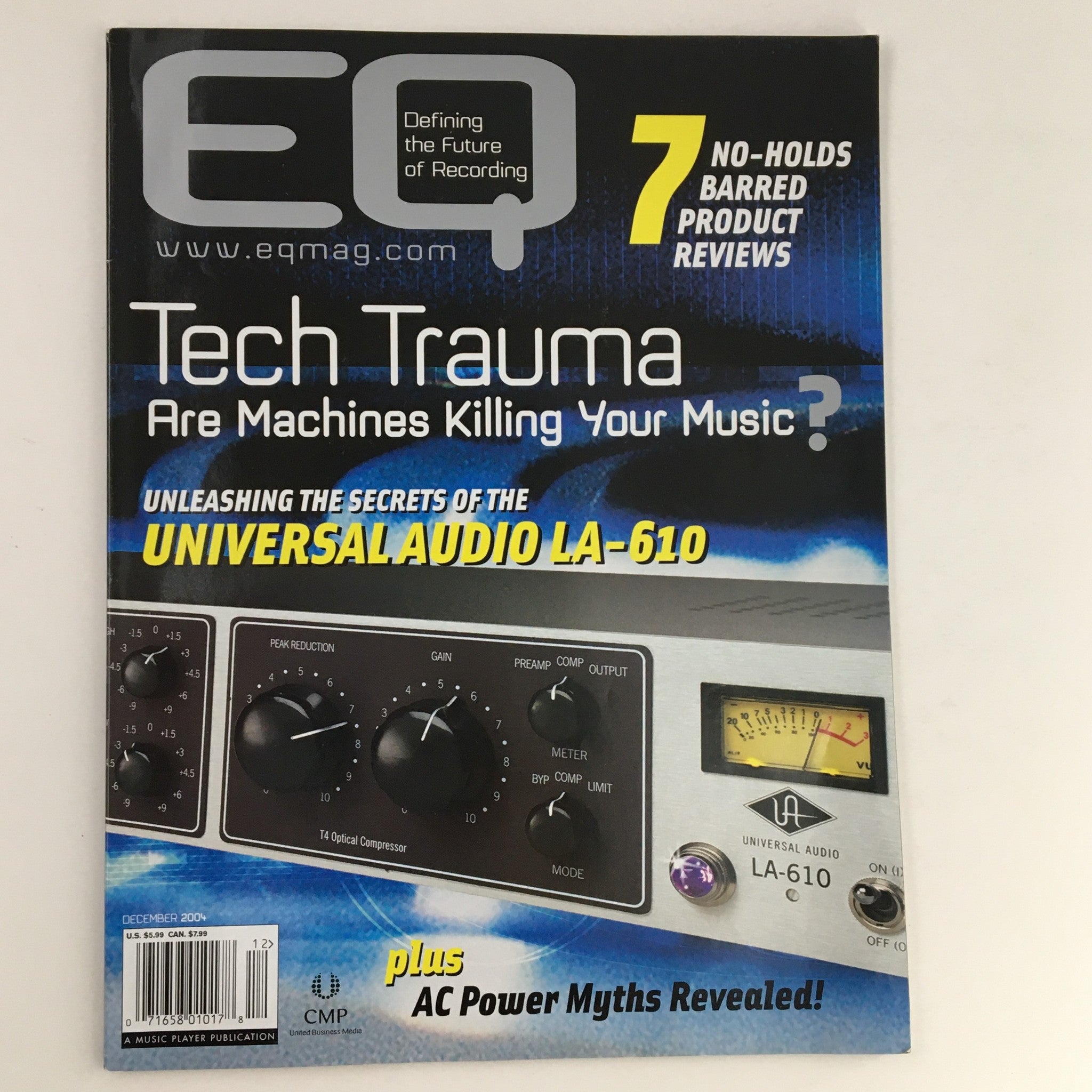 EQ Recording Magazine December 2004 Universal Audio LA-610 Secrets, No Label