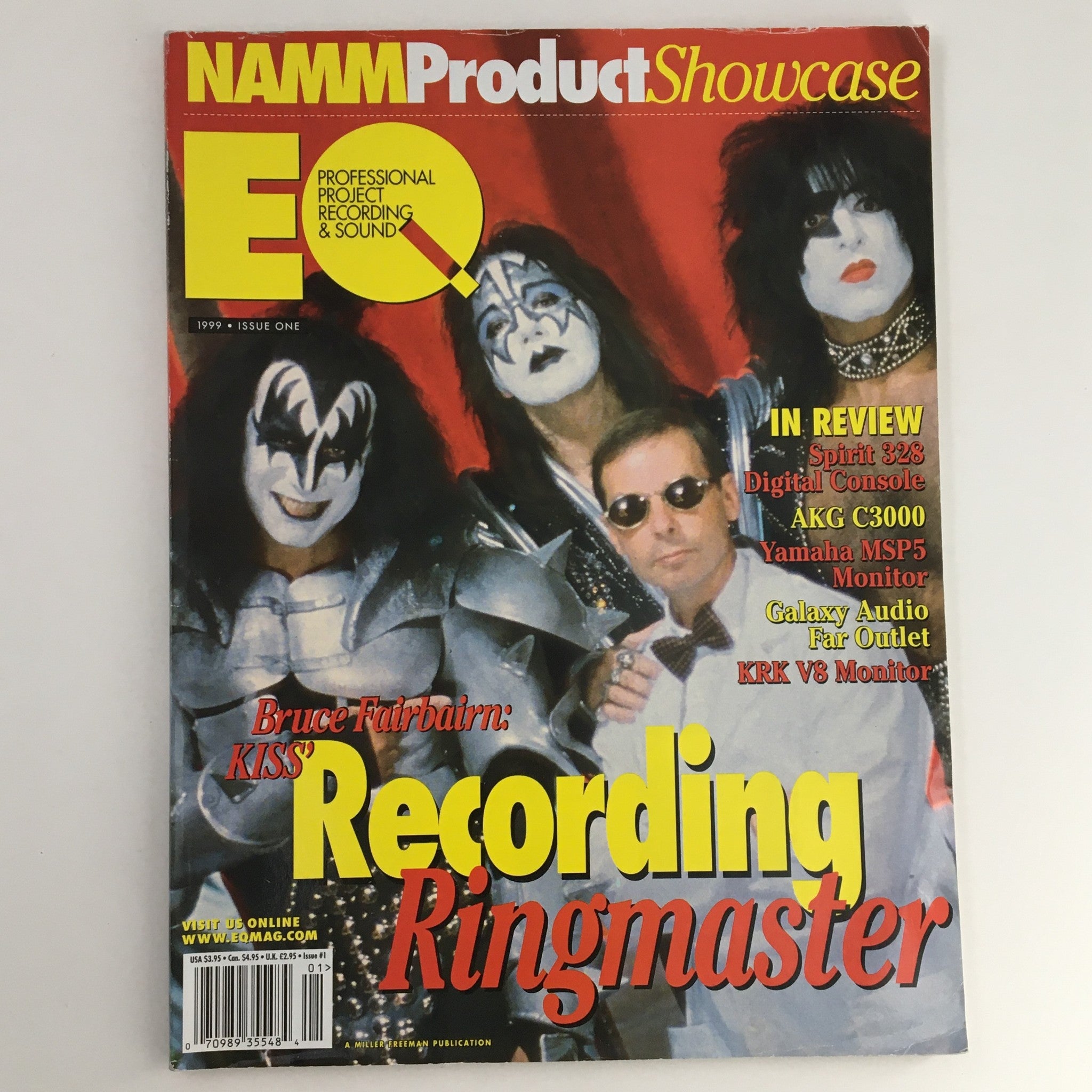 EQ Recording & Sound Magazine Vol 10 #1 January 1999 Bruce Fairburn, No Label