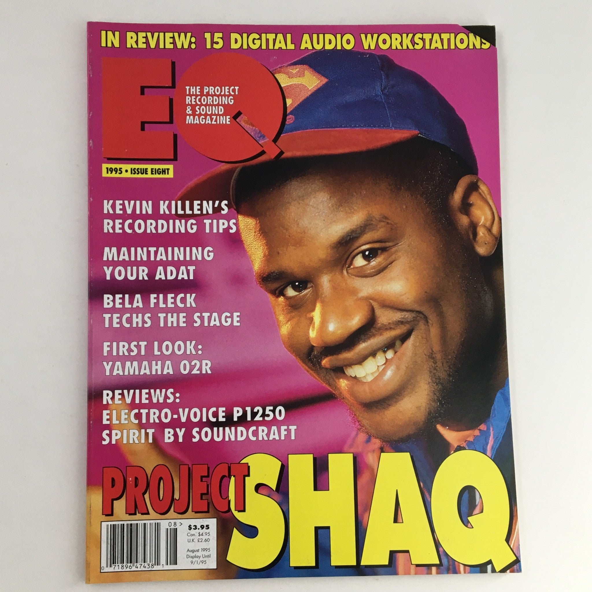 EQ Recording & Sound Magazine Vol 6 #8 August 1995 Shaquille O'Neal, No Label